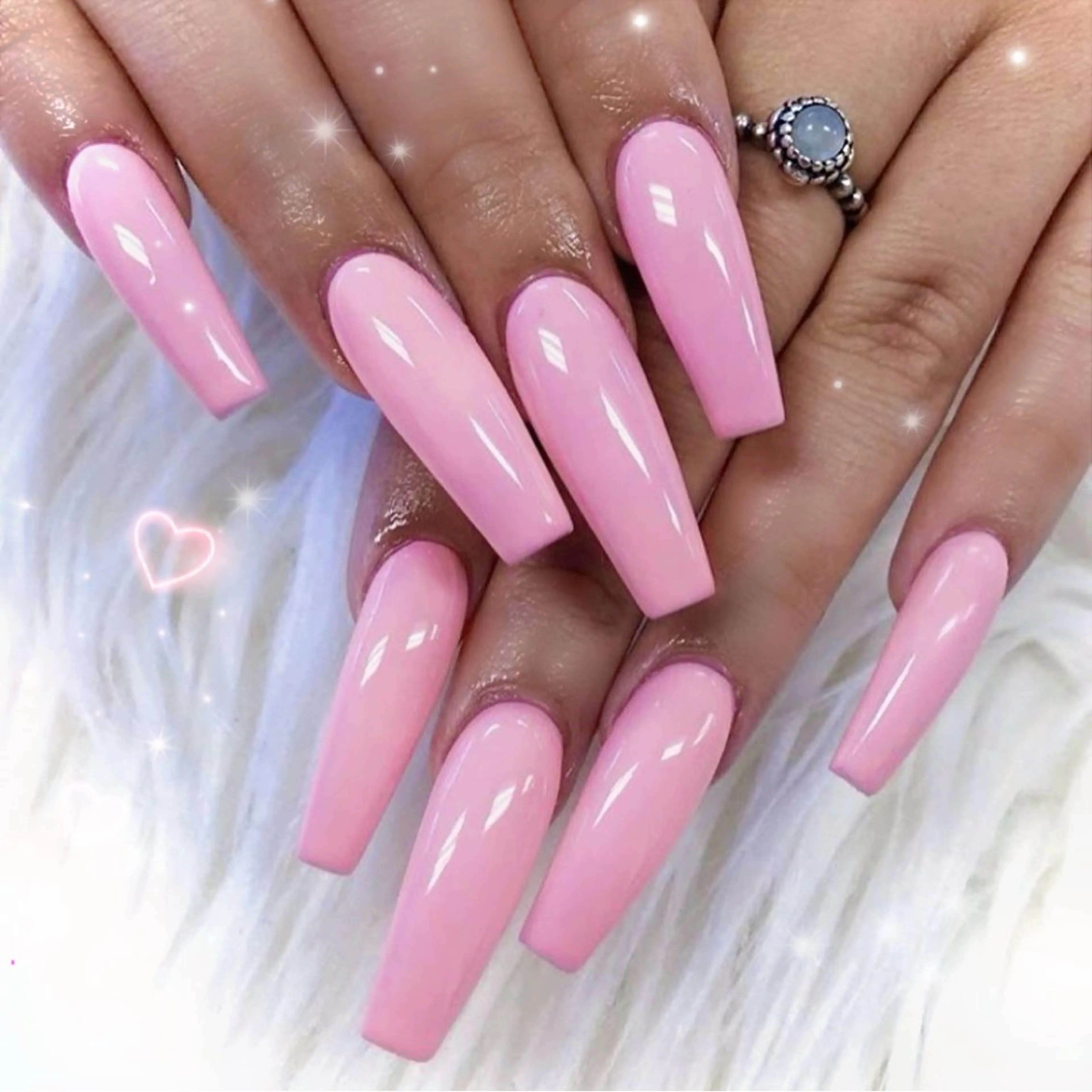 💅チップ長さだしワンカラー10本(オフなし)の写真