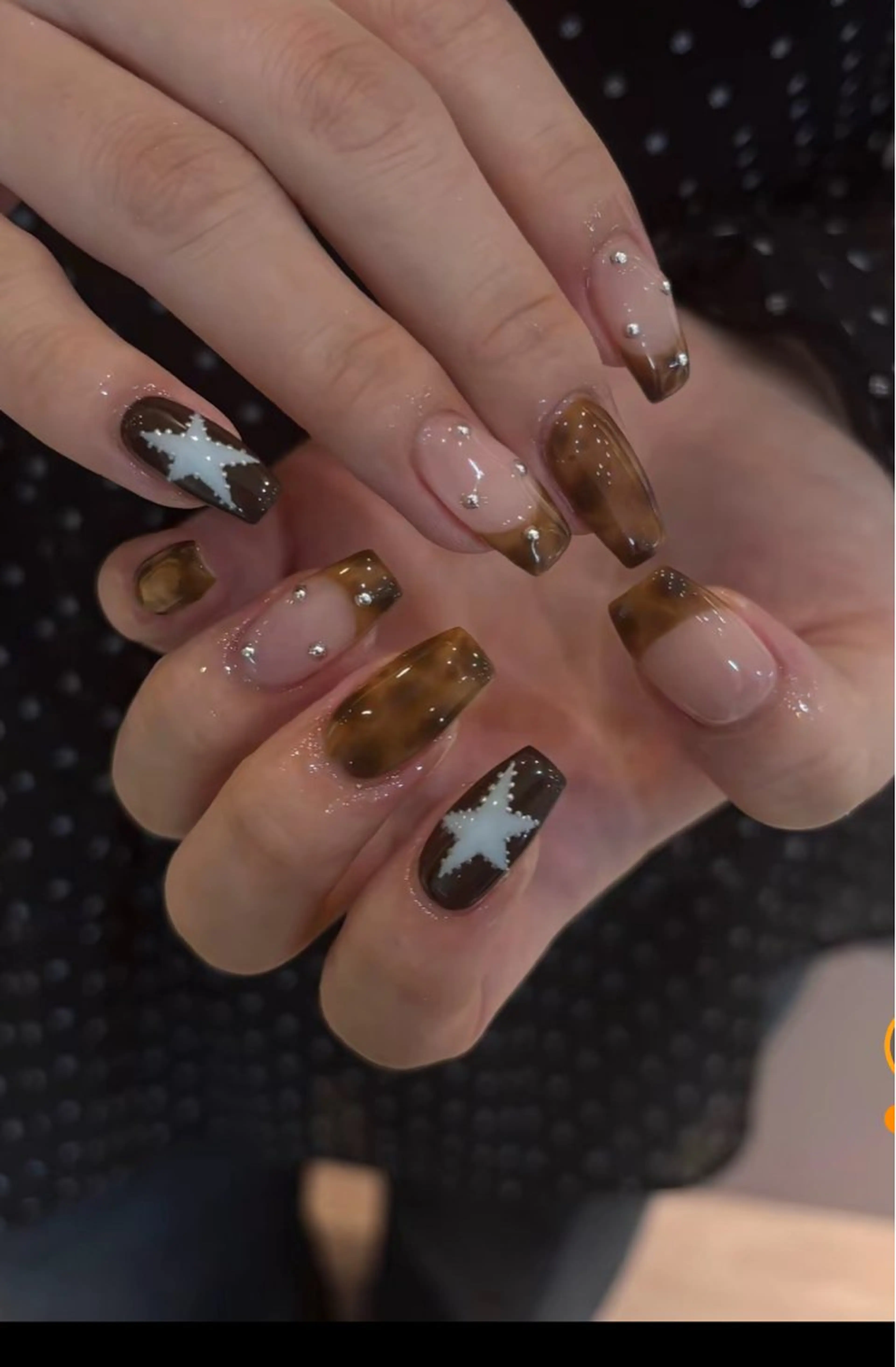 ネイル アートネイル フレンチネイル ジェルネイル キラキラネイル ニュアンスネイル ハンドネイル Ryu Nail Studio所属・Ryu Nail YukiChanのネイルデザイン