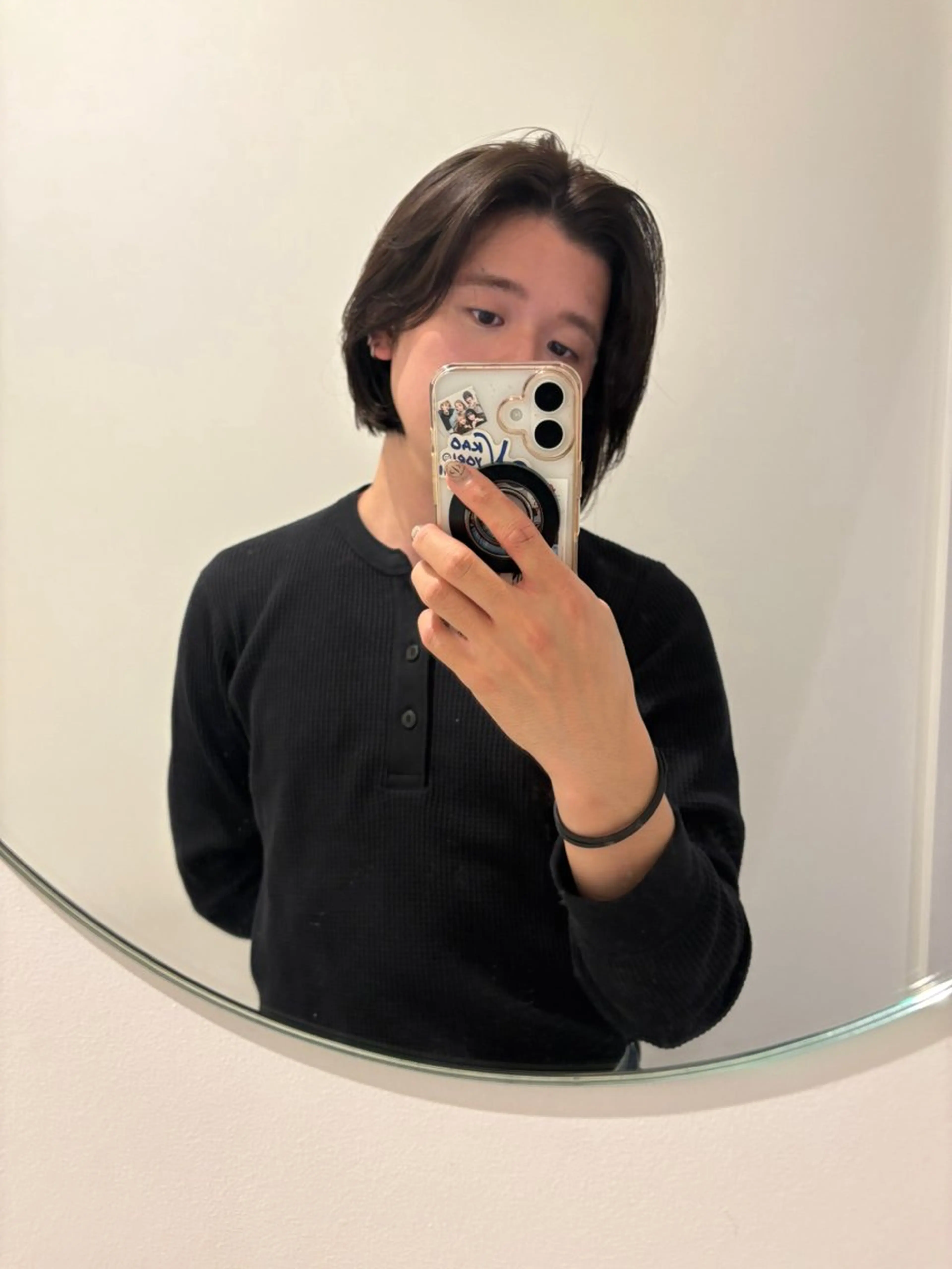 ミディアム カット SITEN 淀屋橋 /肥後橋きべひろまさのヘアスタイル