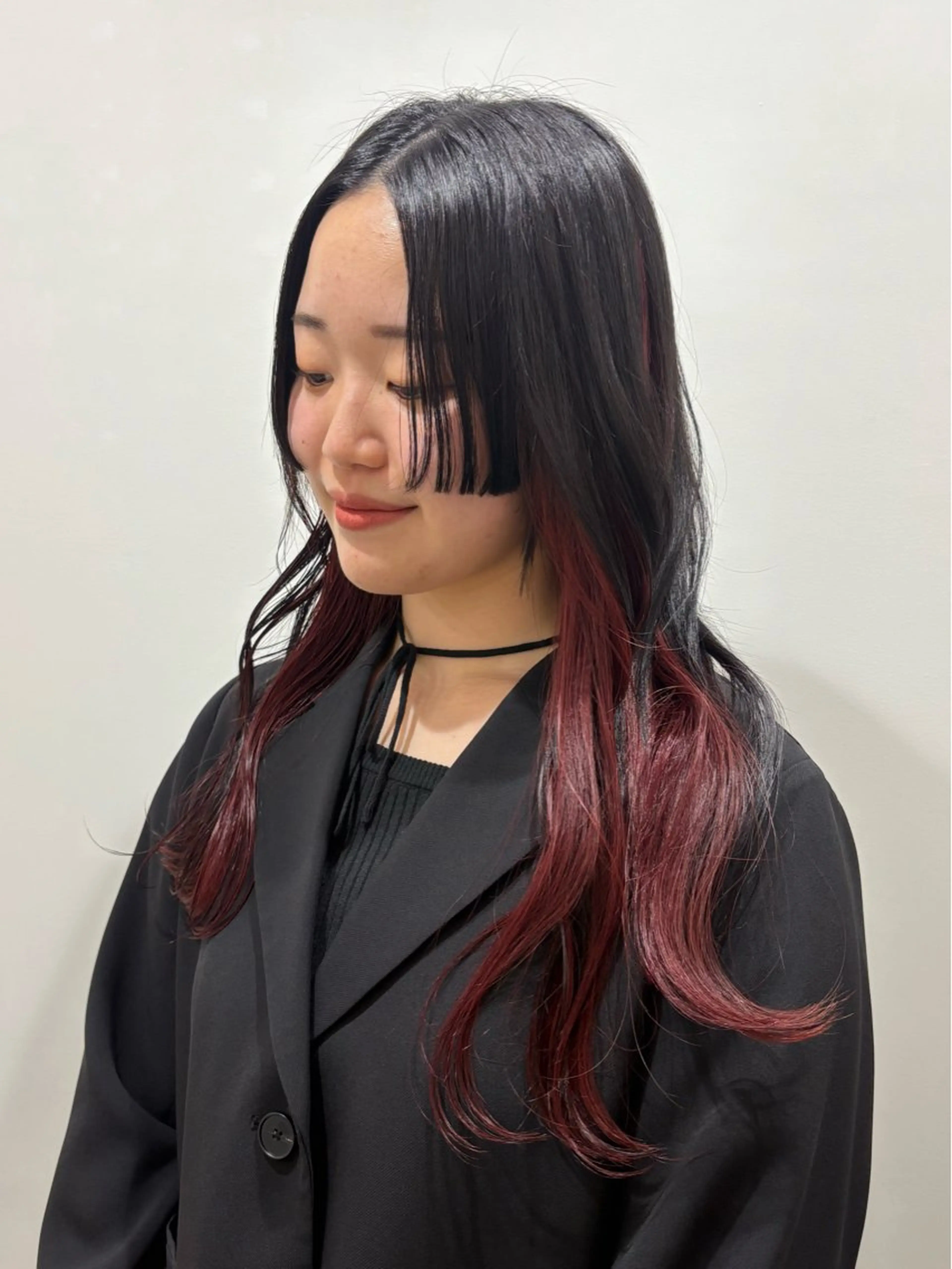 ロング カラー カット ヘアカラー トリートメント 【newi 広島】 Yuukaのヘアスタイル