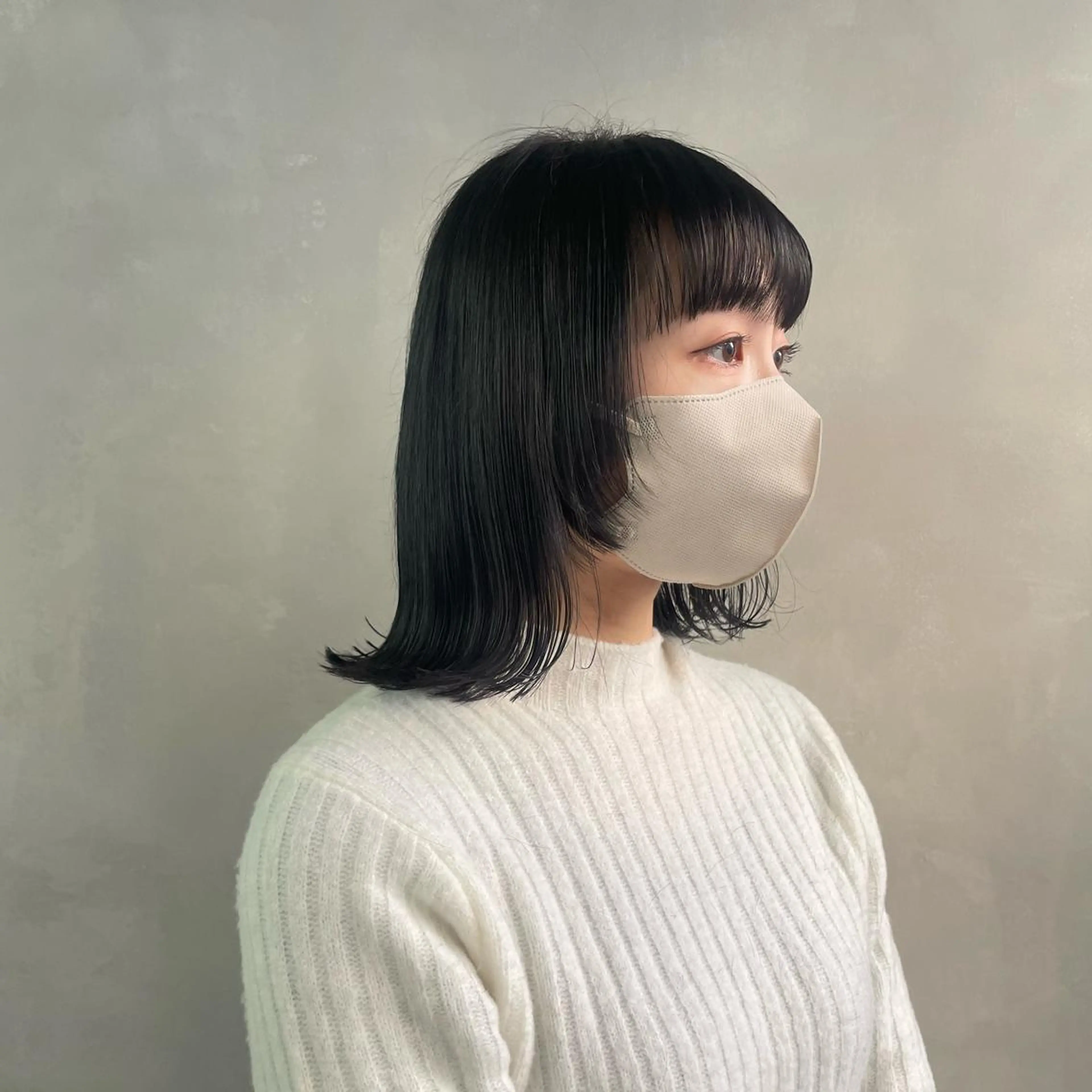 ミディアム カラー ヘアアレンジ 艶髪/髪質改善/ 縮毛矯正⭐️熊野未来のヘアスタイル