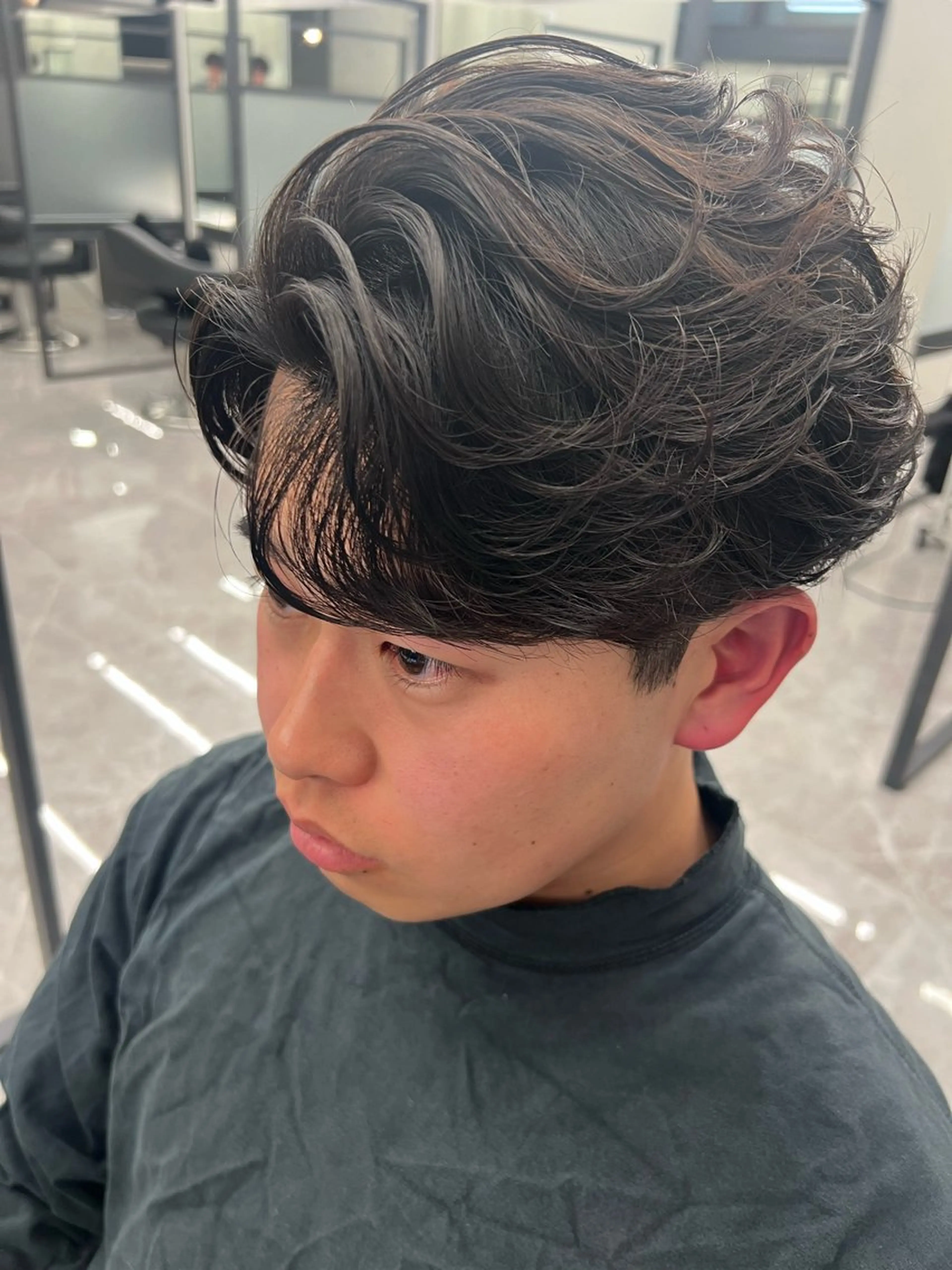 パーマ メンズ フェザーパーマ メンズパーマ カット パーマ トリートメント 古山 侑東 /メンズパーマのヘアスタイル