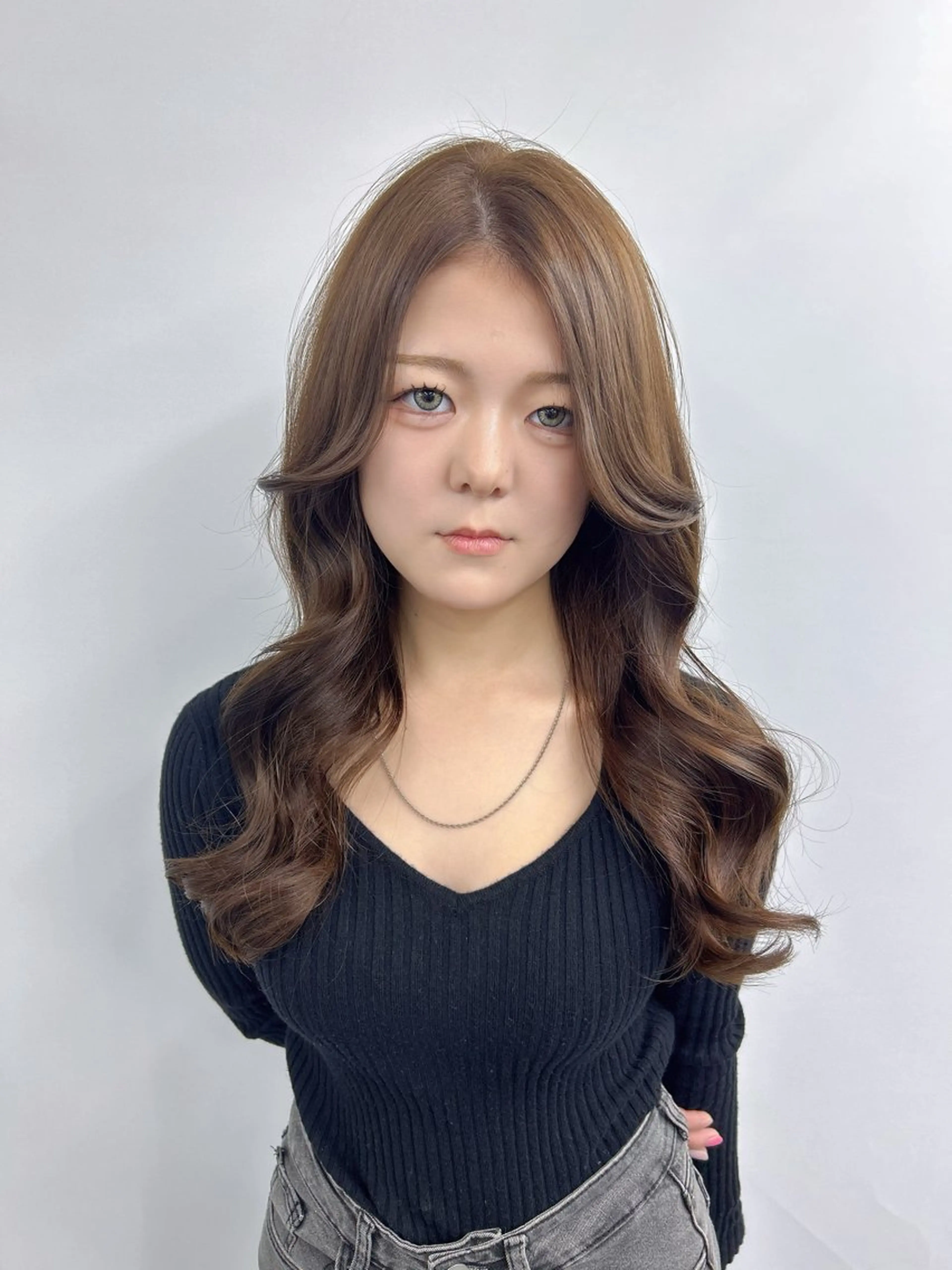 ロング トリートメント ヘアカラー トリートメント 馴染ませエクステ/ ヒロヤのヘアスタイル