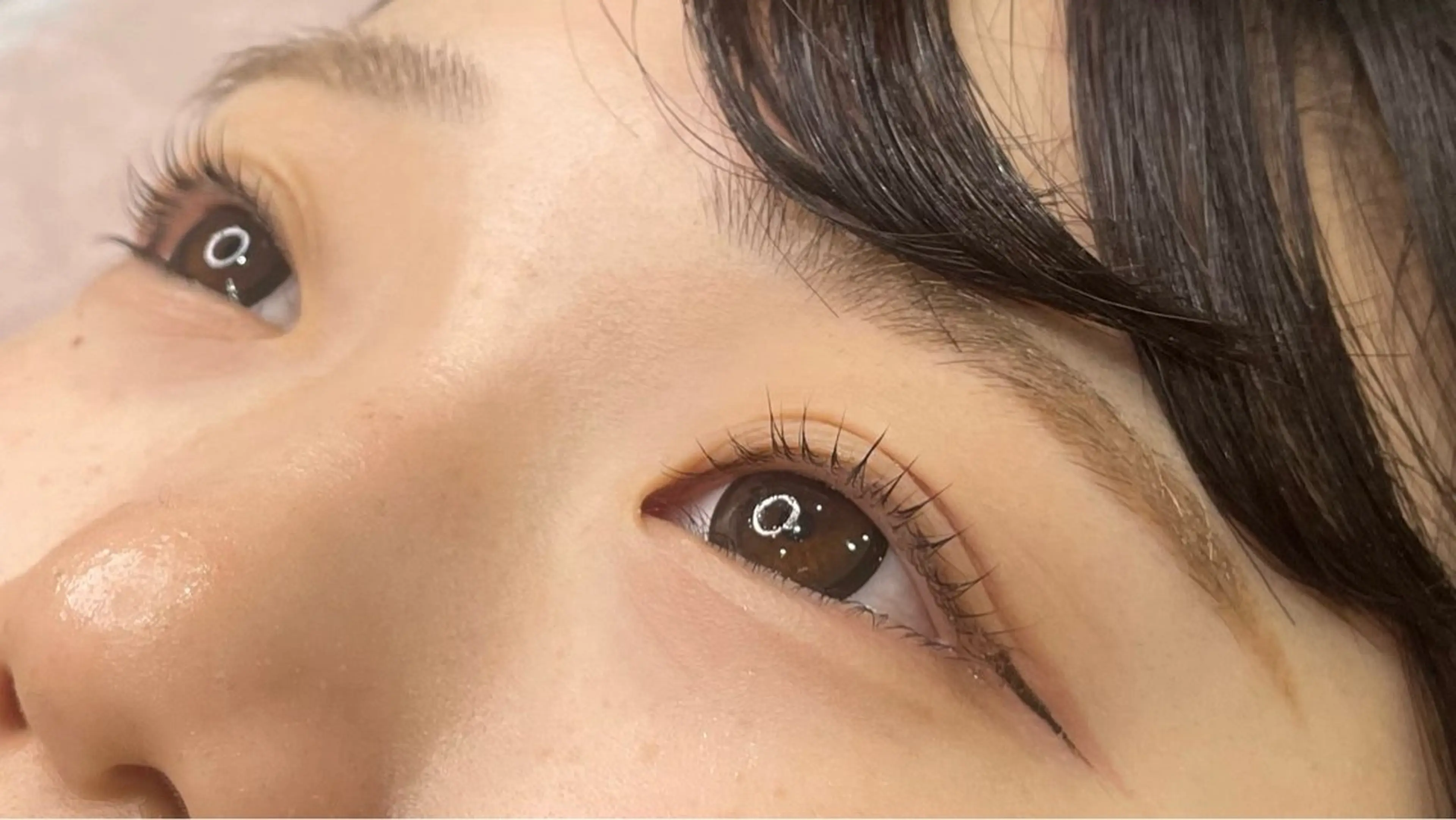 マツエク・マツパ ケラチンラッシュリフト 束感まつ毛 キュート まつげパーマ まつパ アイブロウ memeのマツエク・マツパデザイン