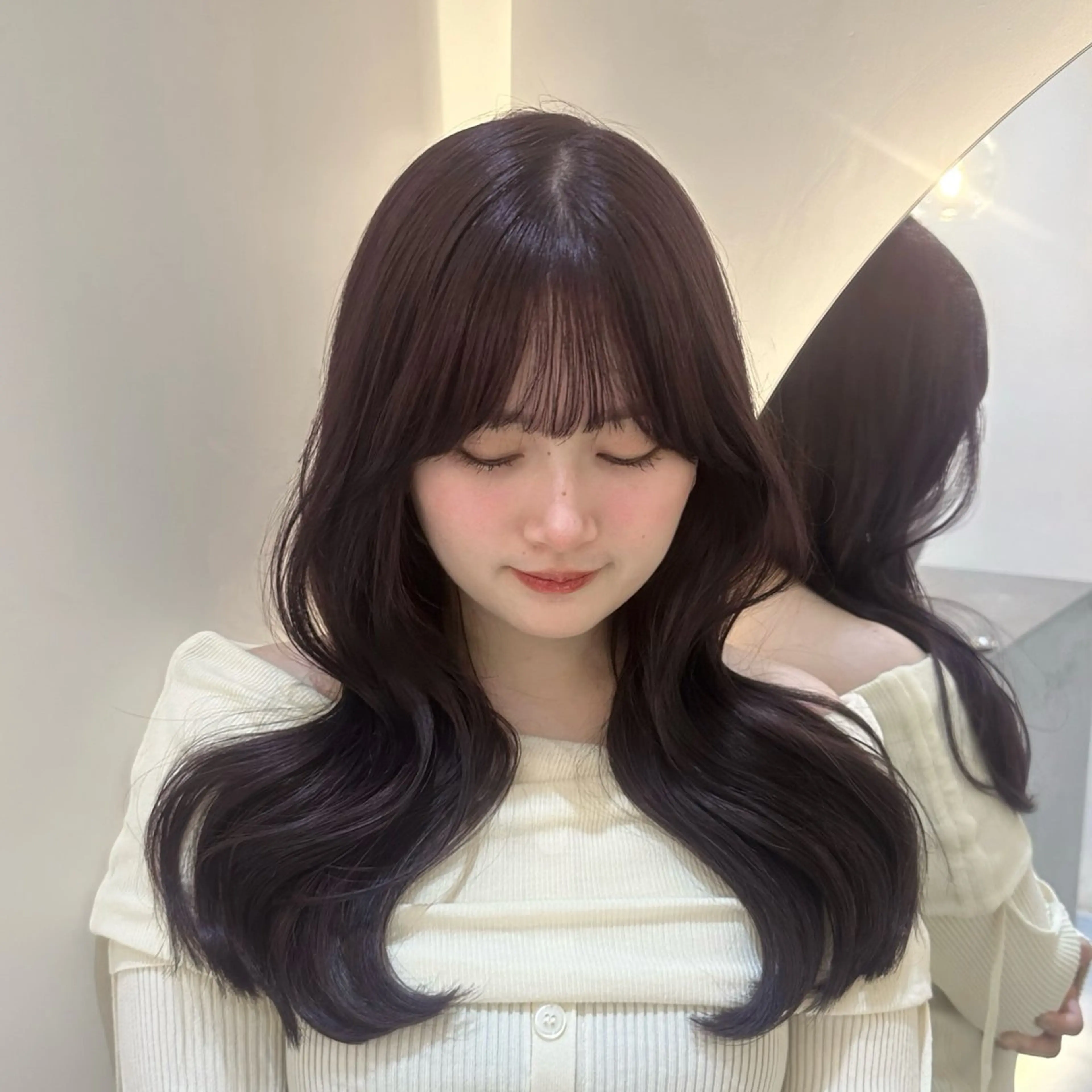 ロング カラー ヘアカラー 韓国レイヤー/艶髪/ manami🥣のヘアスタイル