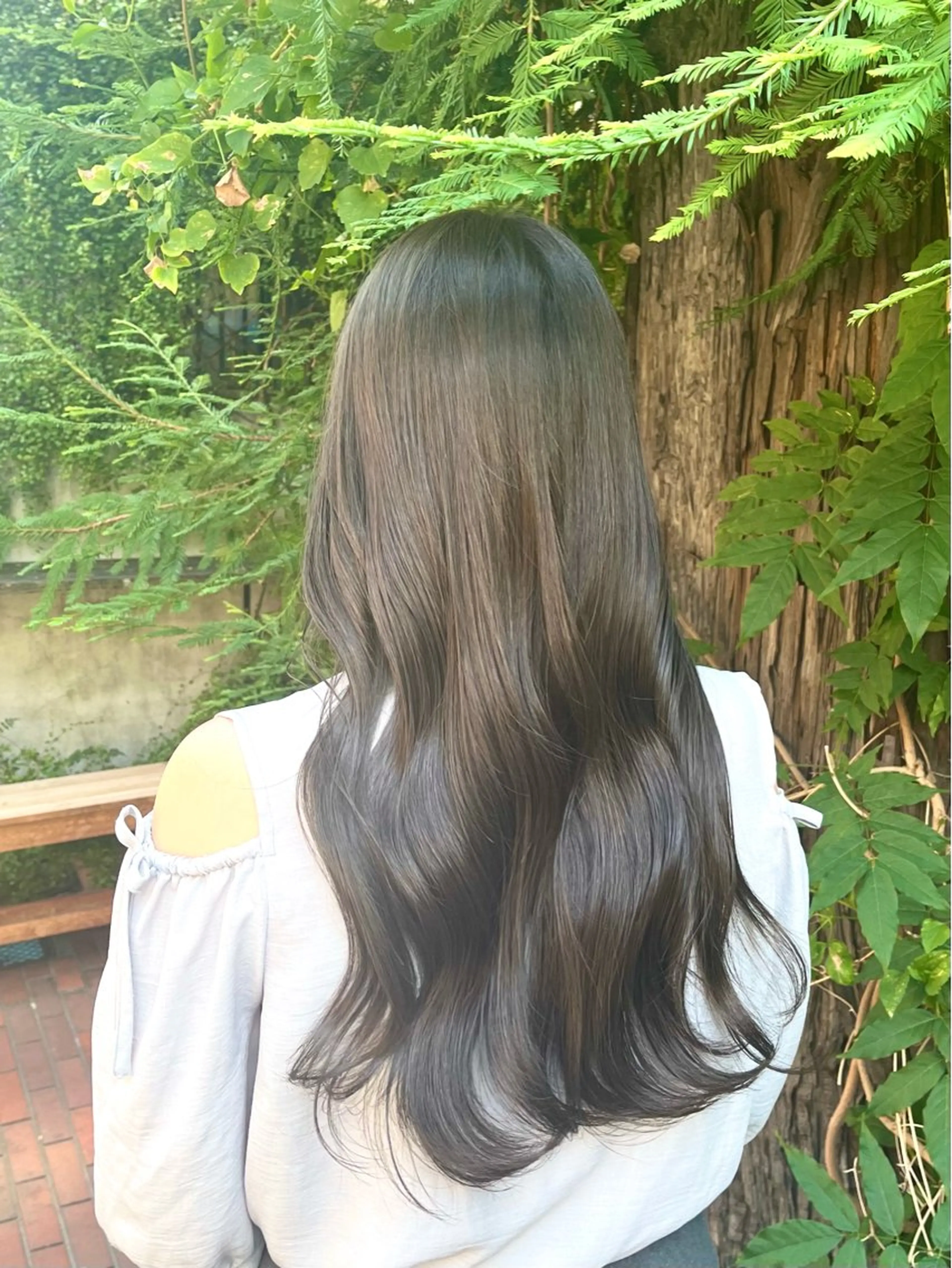 ロング うる艶カラー× ハイトーン/miuのヘアスタイル