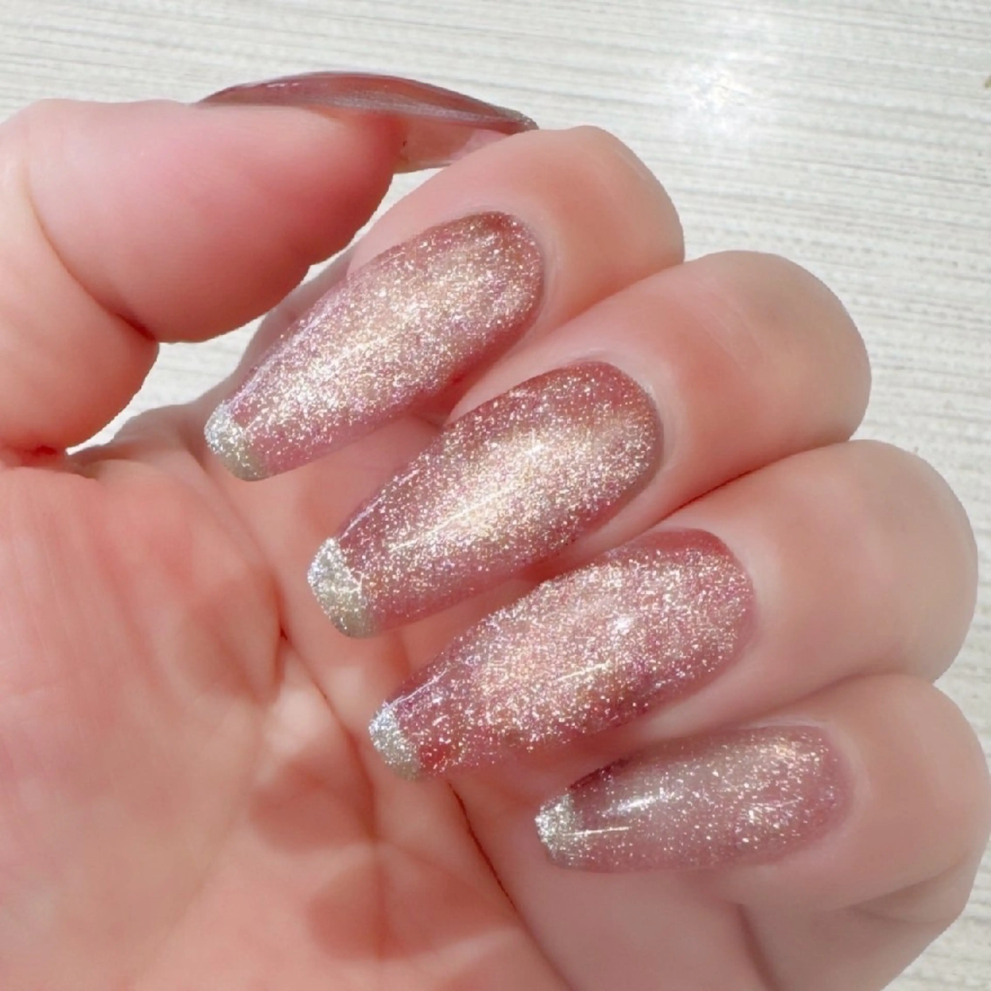 ネイル ジェルネイル キラキラネイル ラメ(グリッター) マグネットネイル ハンドネイル nailsalon pecheのネイルデザイン