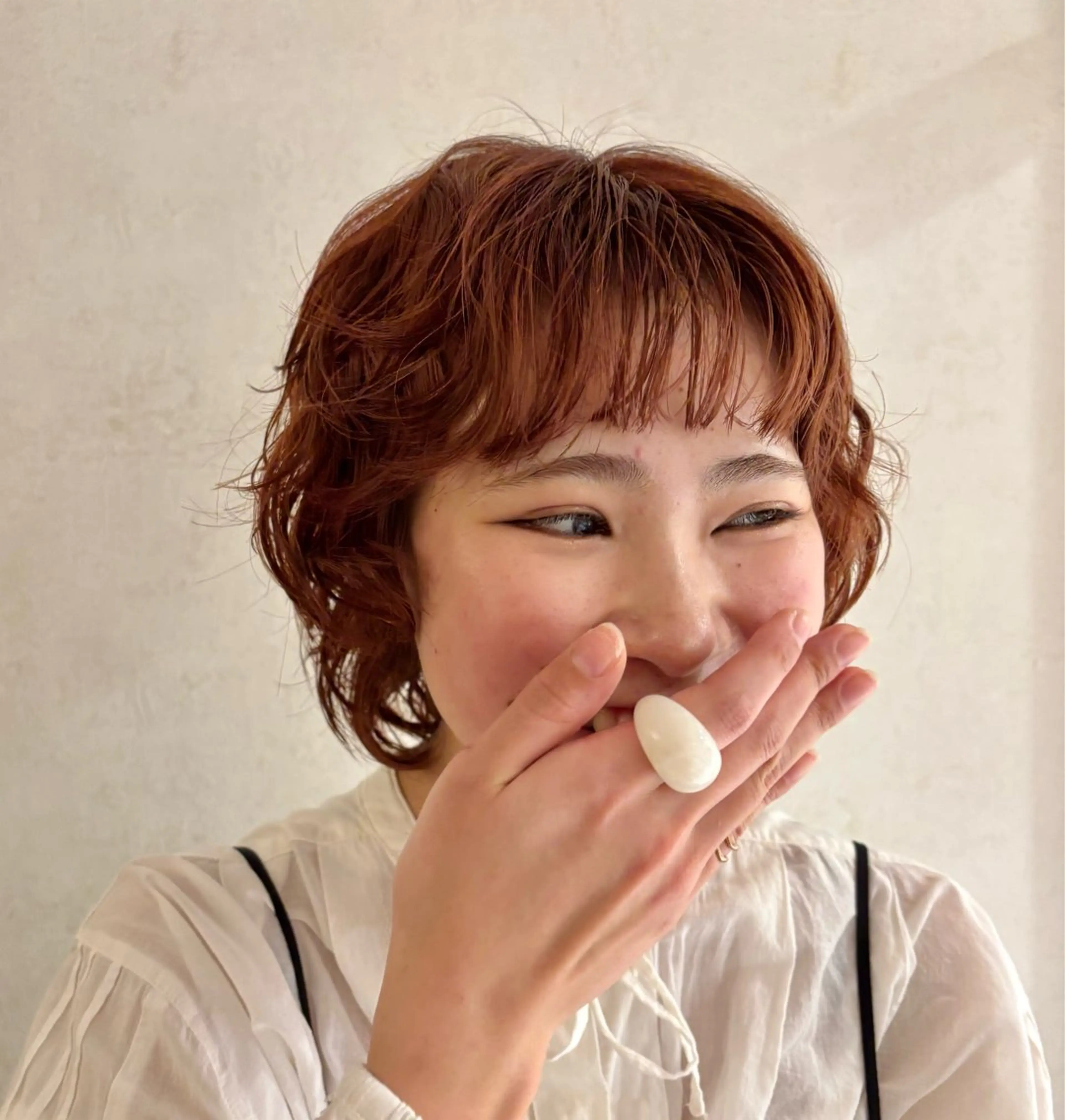 カラー ヘアカラー レイヤー/ベージュ/ Yurika🐝🌹のヘアスタイル