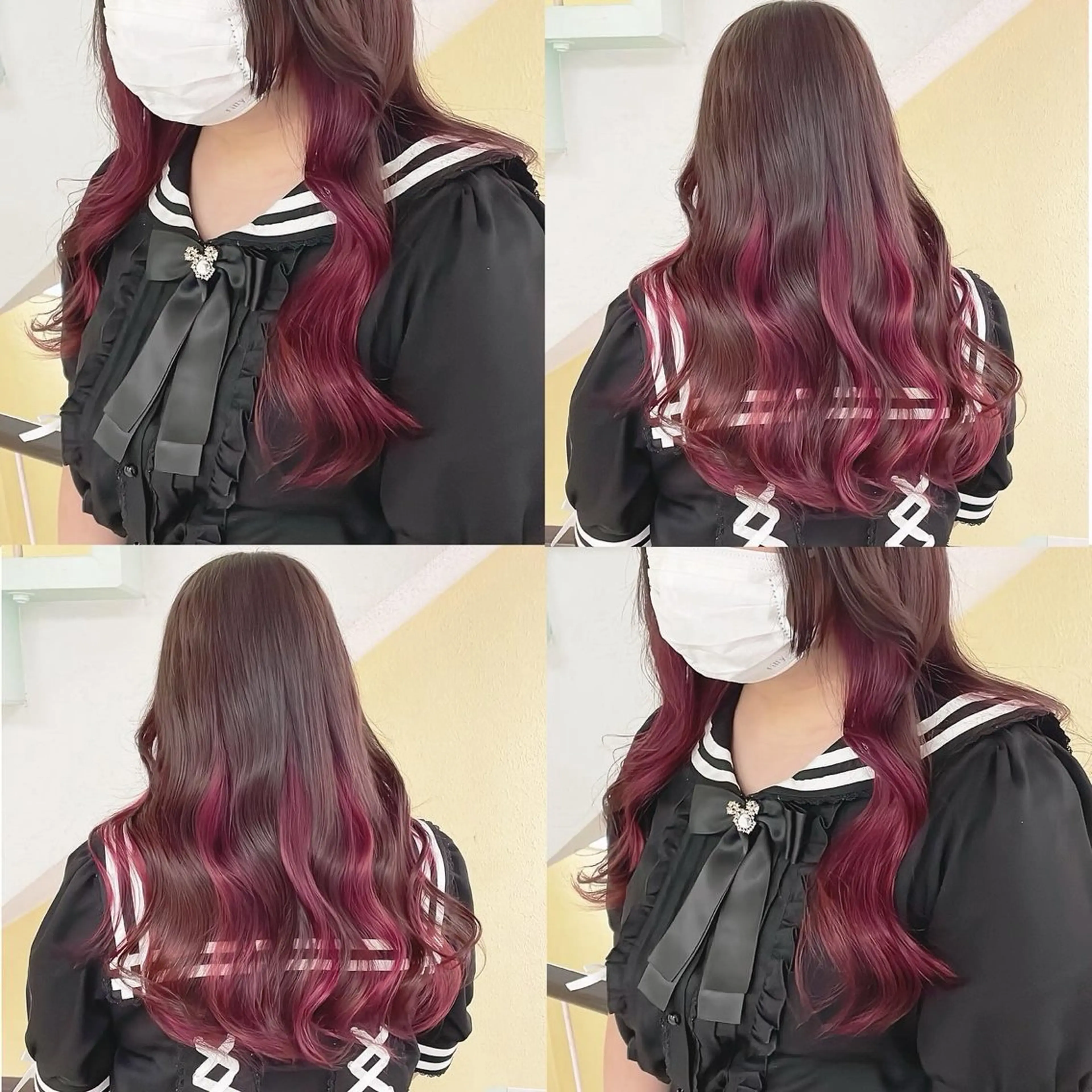 カラー ヘアカラー トリートメント 渋谷:インナーカラー ／🍒エリカ🍒のヘアスタイル