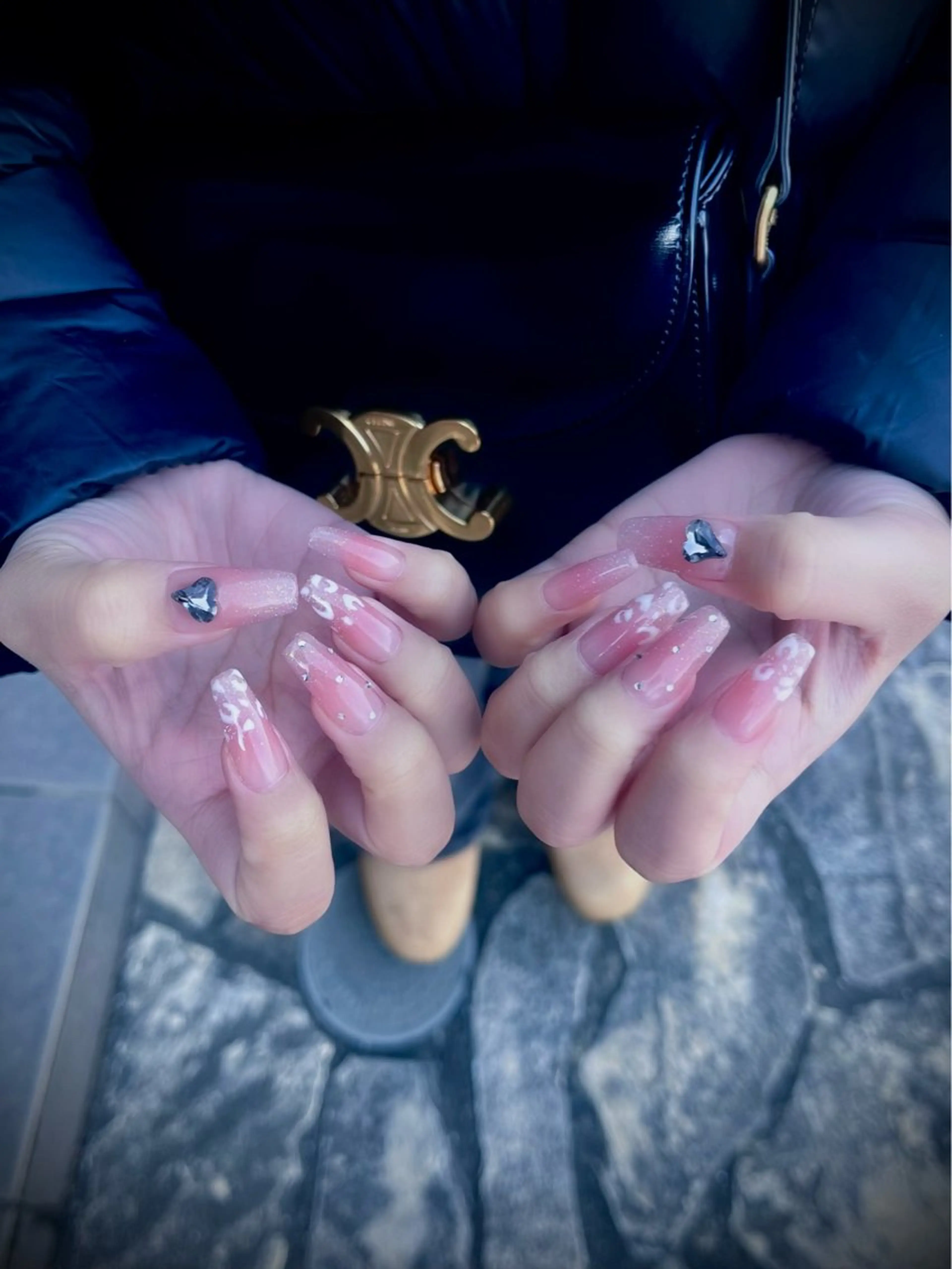 ネイル キラキラネイル マグネットネイル ワンカラーネイル スカルプネイル ワンホンネイル nine.🦋 YUKOのネイルデザイン