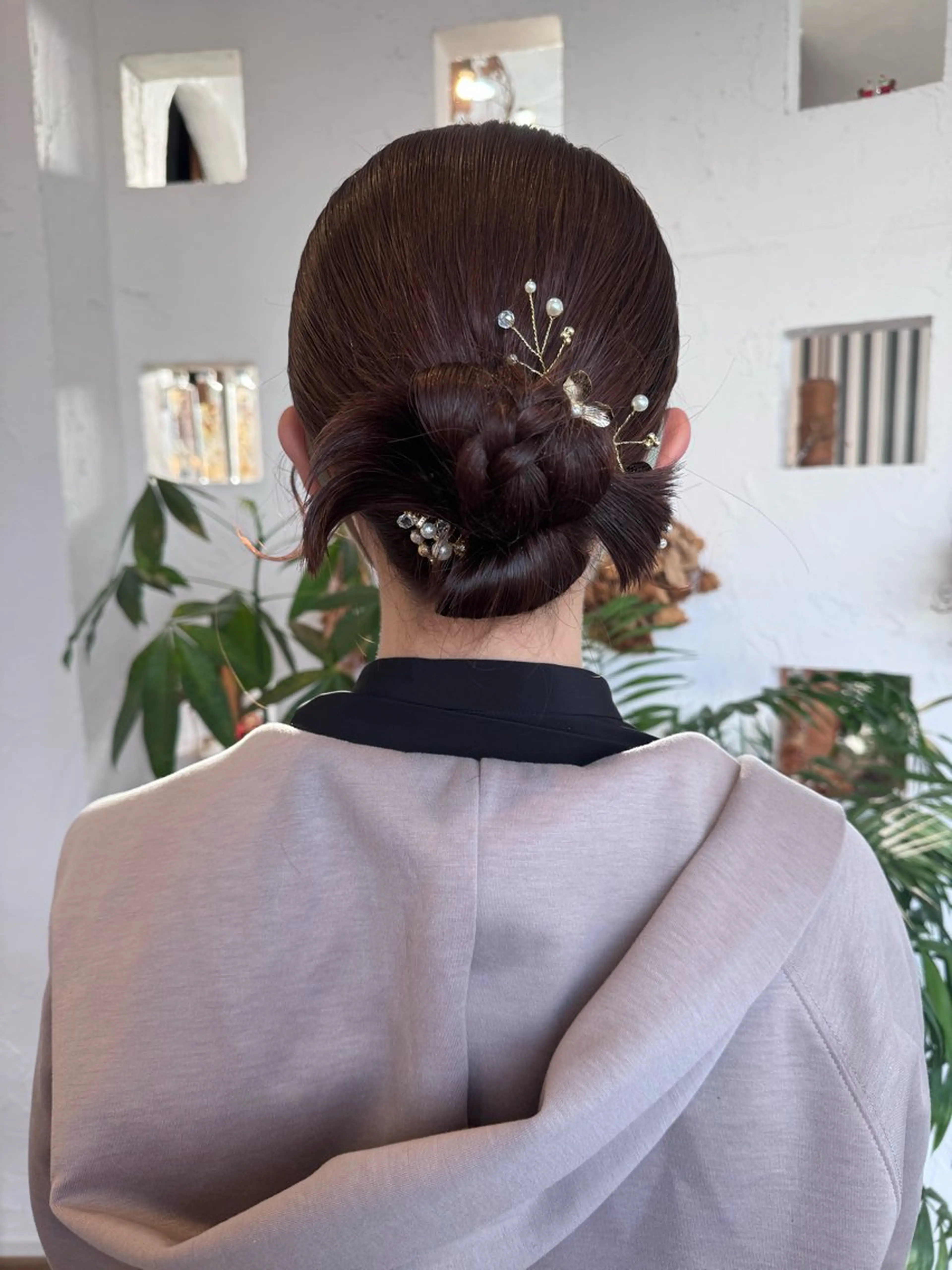 ヘアアレンジ ヘアセット 🌸小掛🌸 豊橋外国人風カラーのヘアスタイル