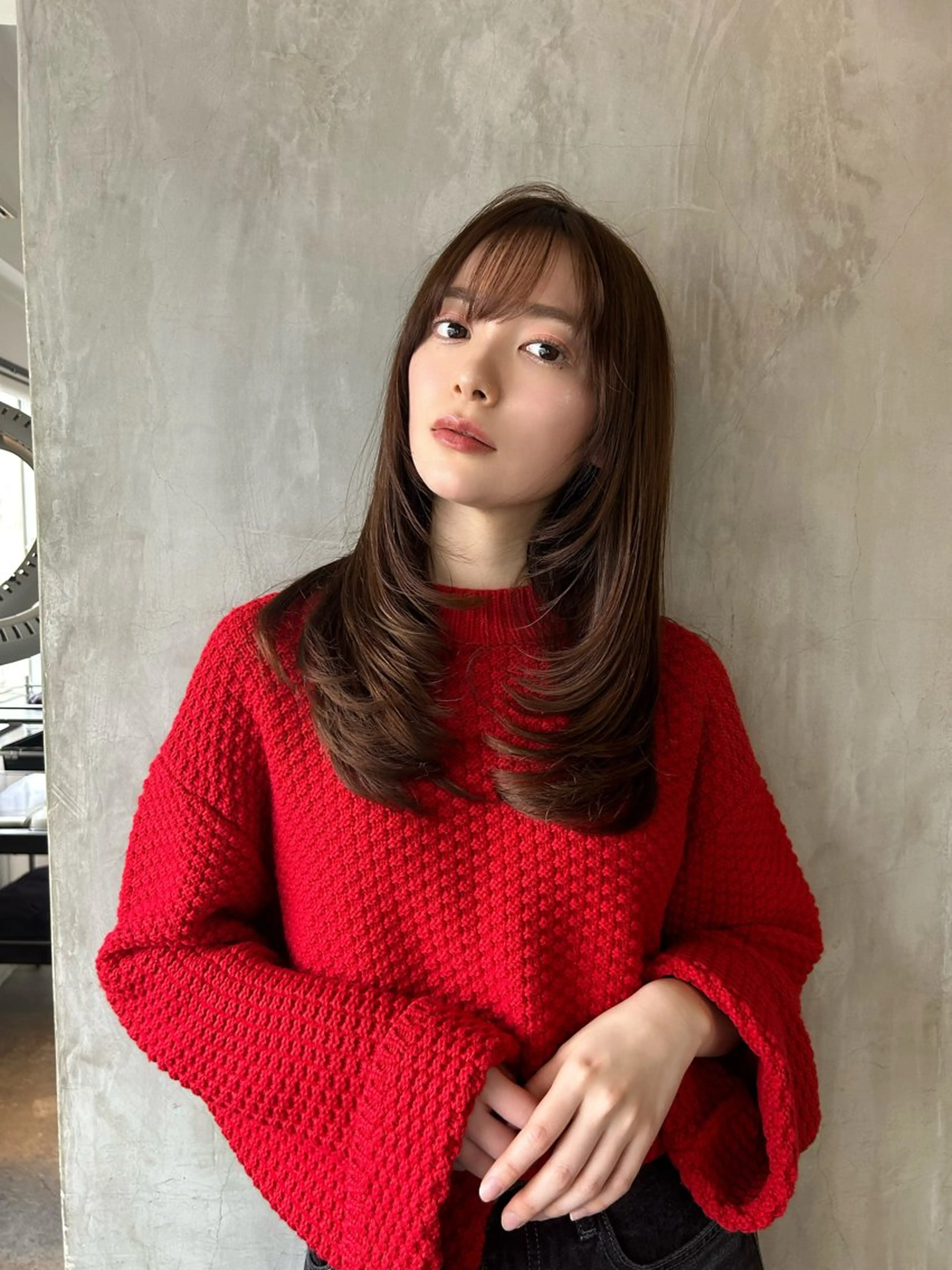 ロング 髪質改善／縮毛矯正 関根青葉のヘアスタイル