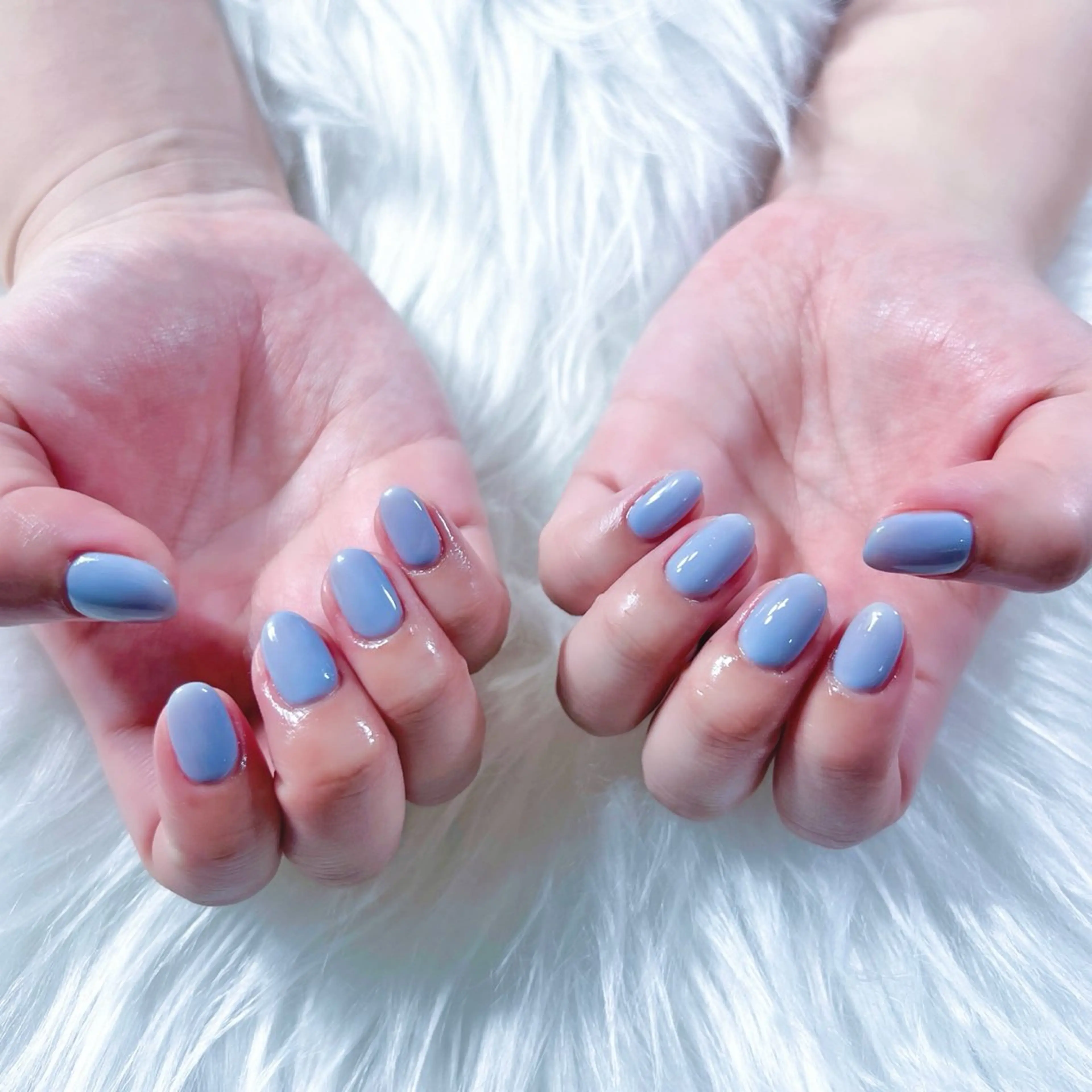 ネイル フレンチネイル グラデーション ラメ(グリッター) ワンカラーネイル Nailsalon calme所属・calme ☾ yuukiのネイルデザイン