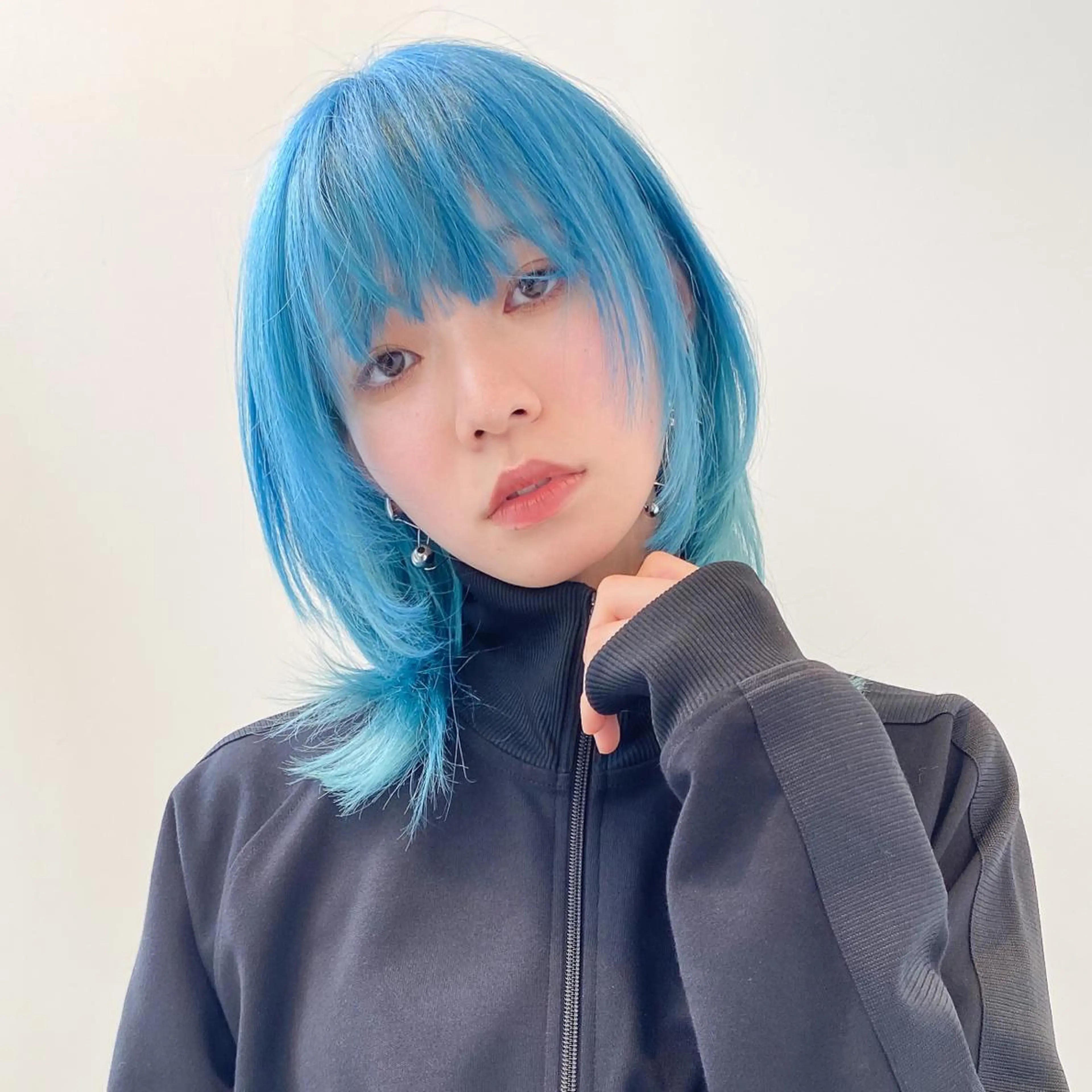 ミディアム カラー ベージュカラー 黒髪 ブリーチ ケアブリーチ ダブルカラー ✨ハッシュカット✨ ユウキ✨のヘアスタイル