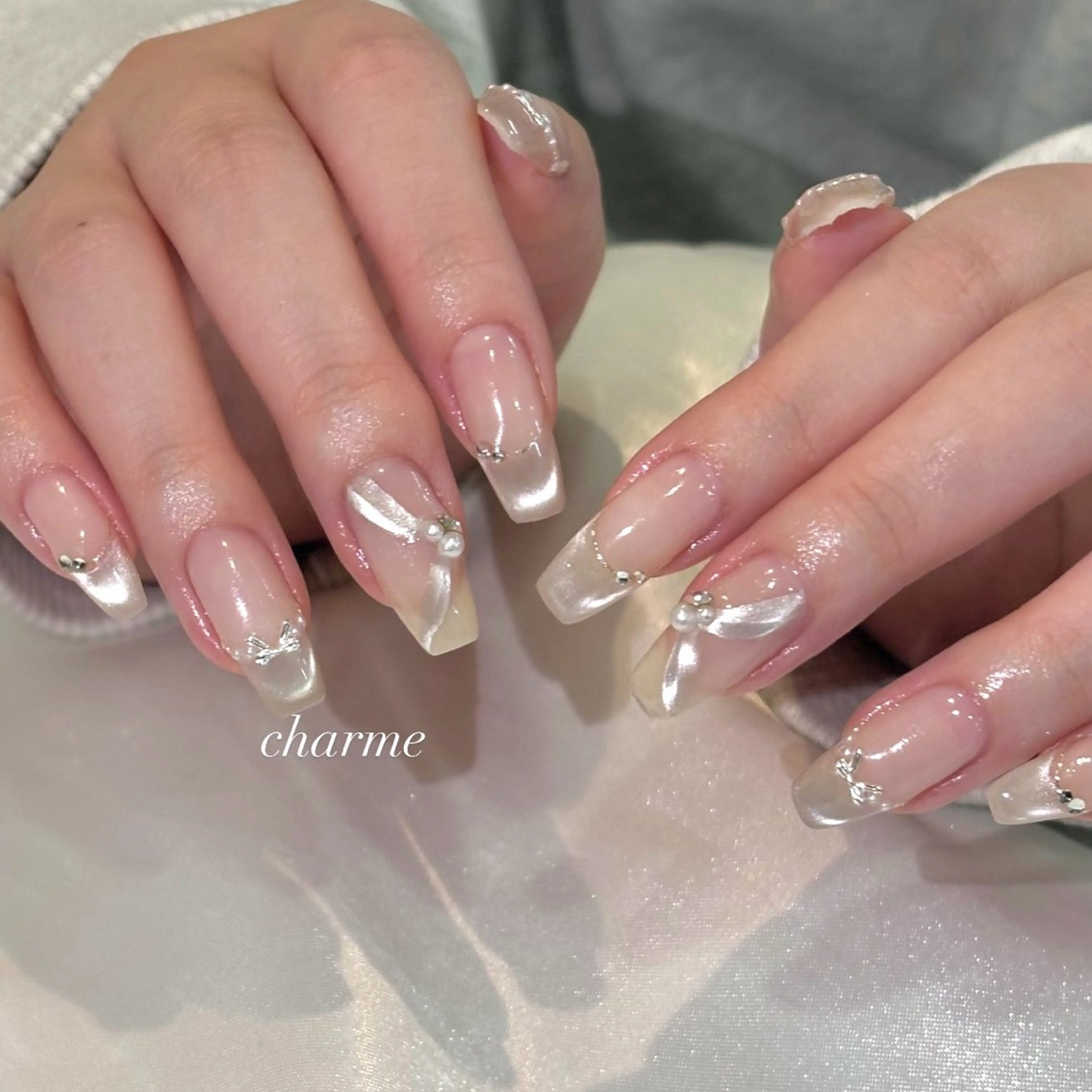 ネイル ワンホンネイル ハンドネイル charme nailのネイルデザイン