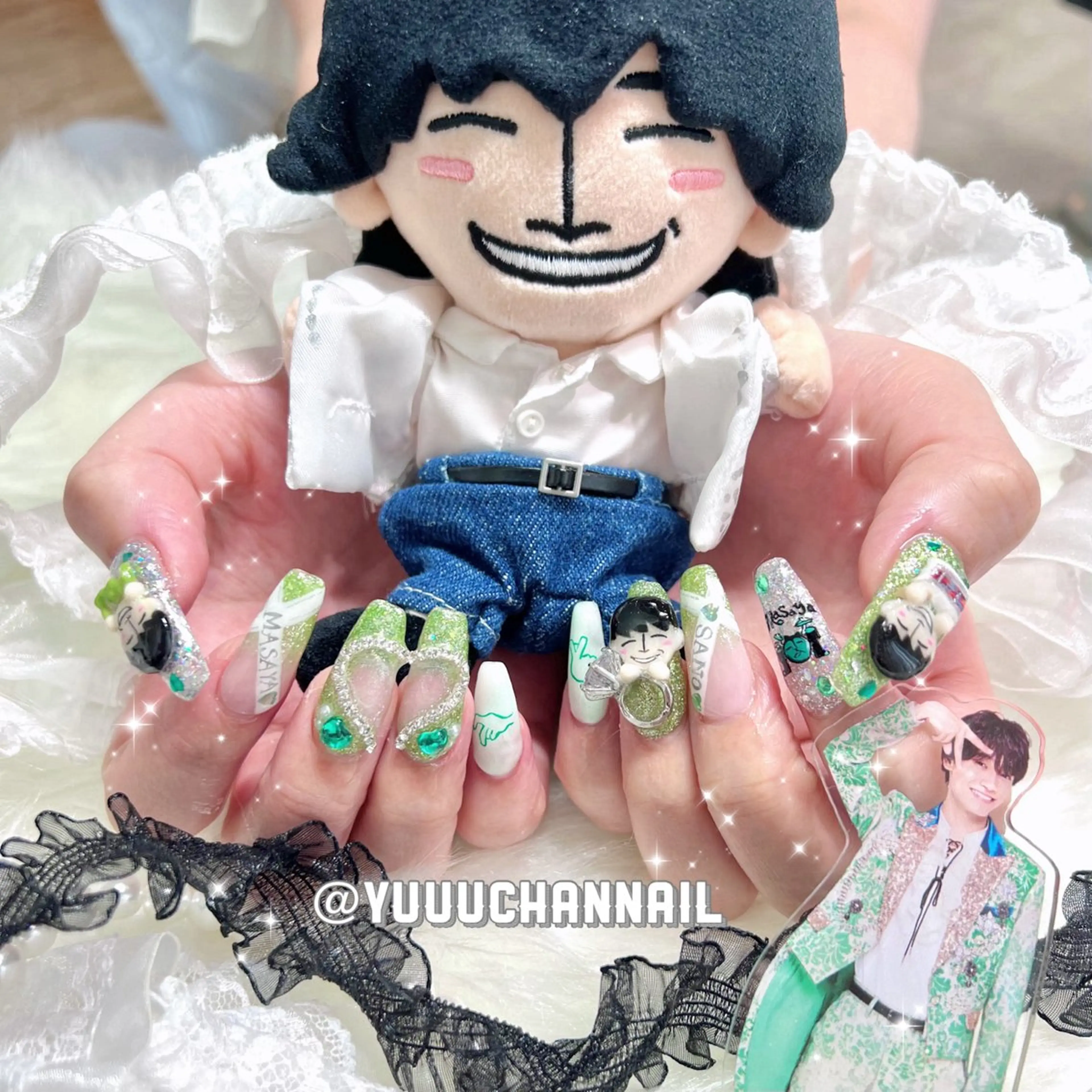 ネイル 痛ネイル🩷渋谷 🧸Yunaのネイルデザイン