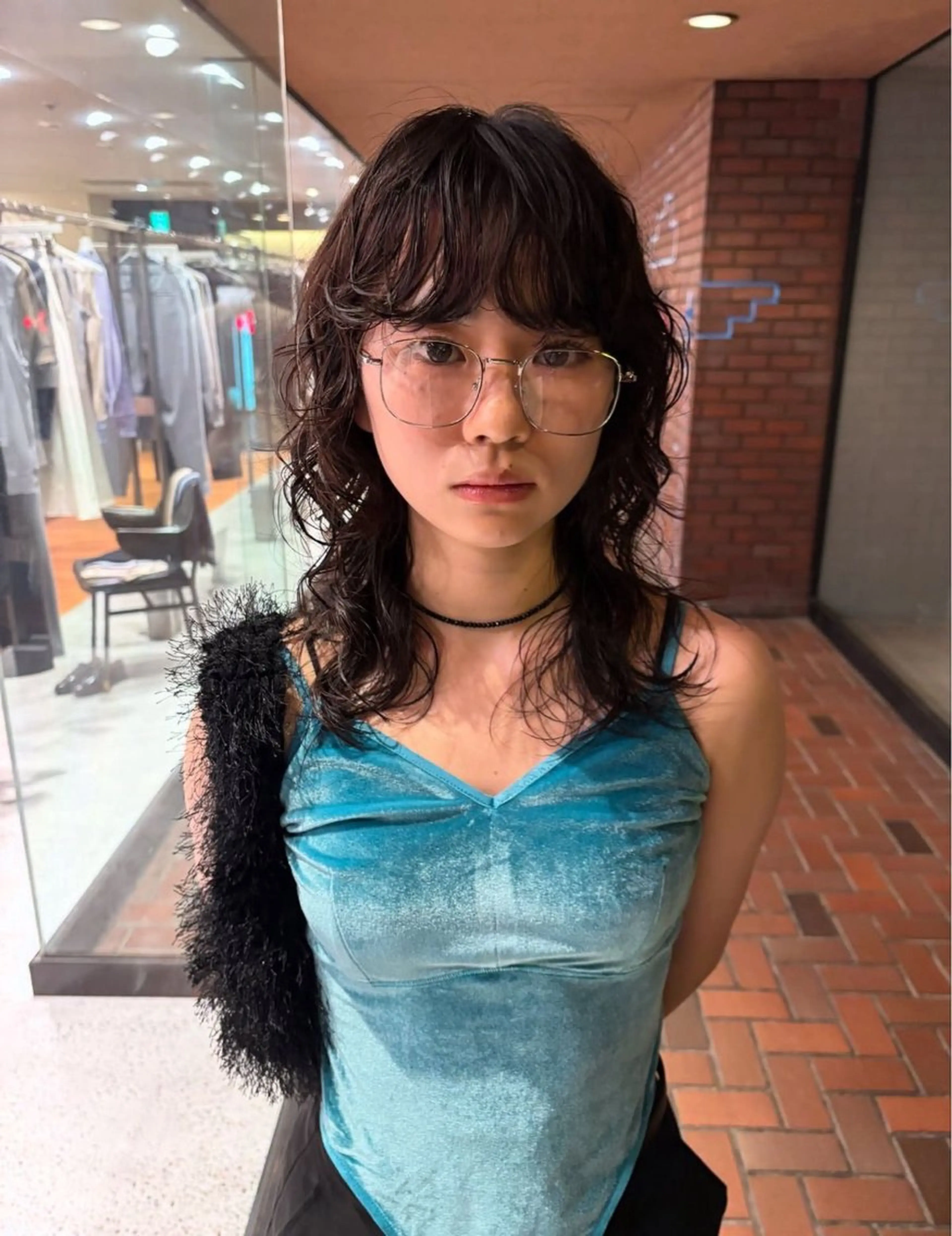 ロングパーマ✨🩵※整えカットあり、ボブ以上の長さの方限定！技術向上の為無料の写真