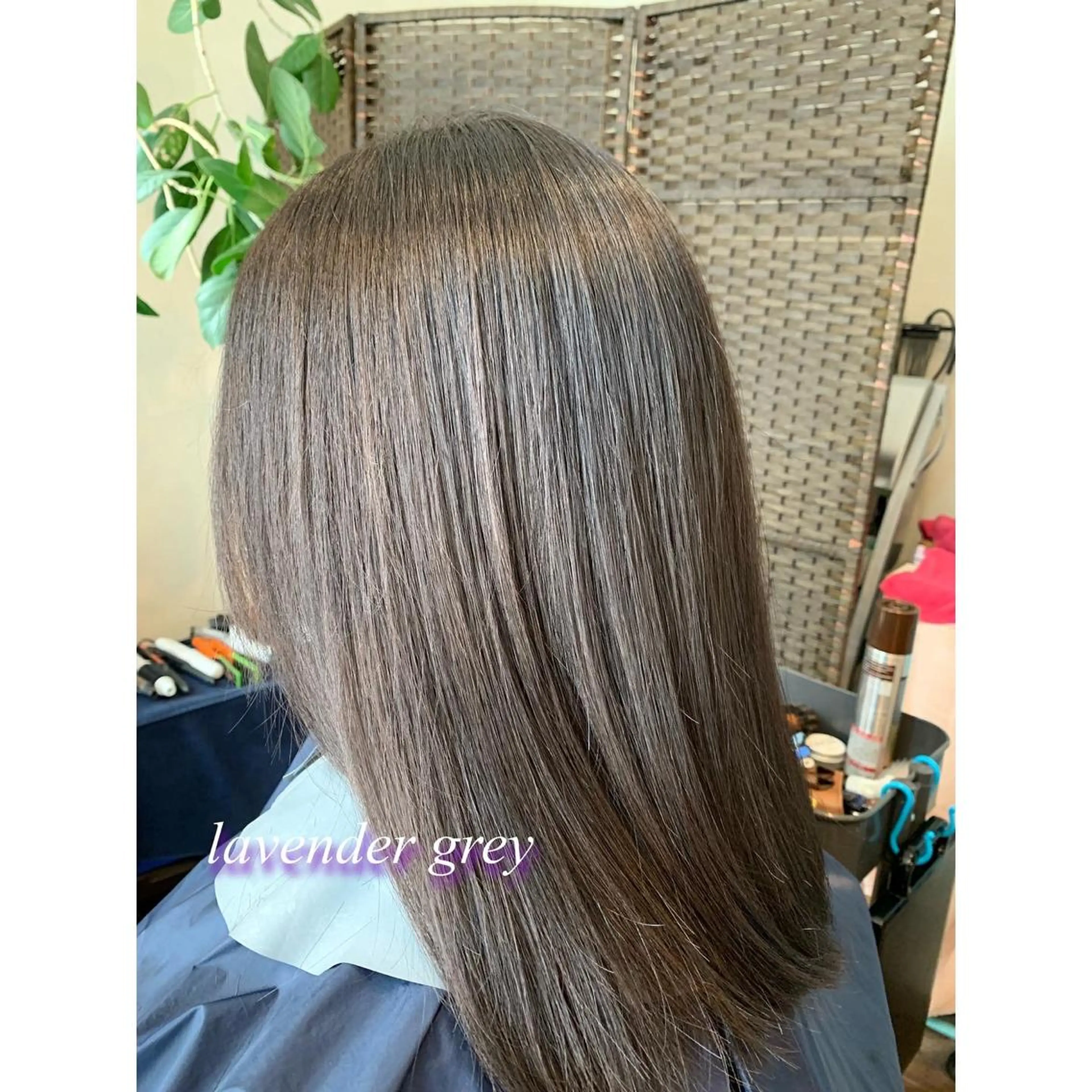 ミディアム カラー ラベンダーカラー LUCIA所属・透明感カラー/ブリー チ無し/瀧田恭平のヘアスタイル