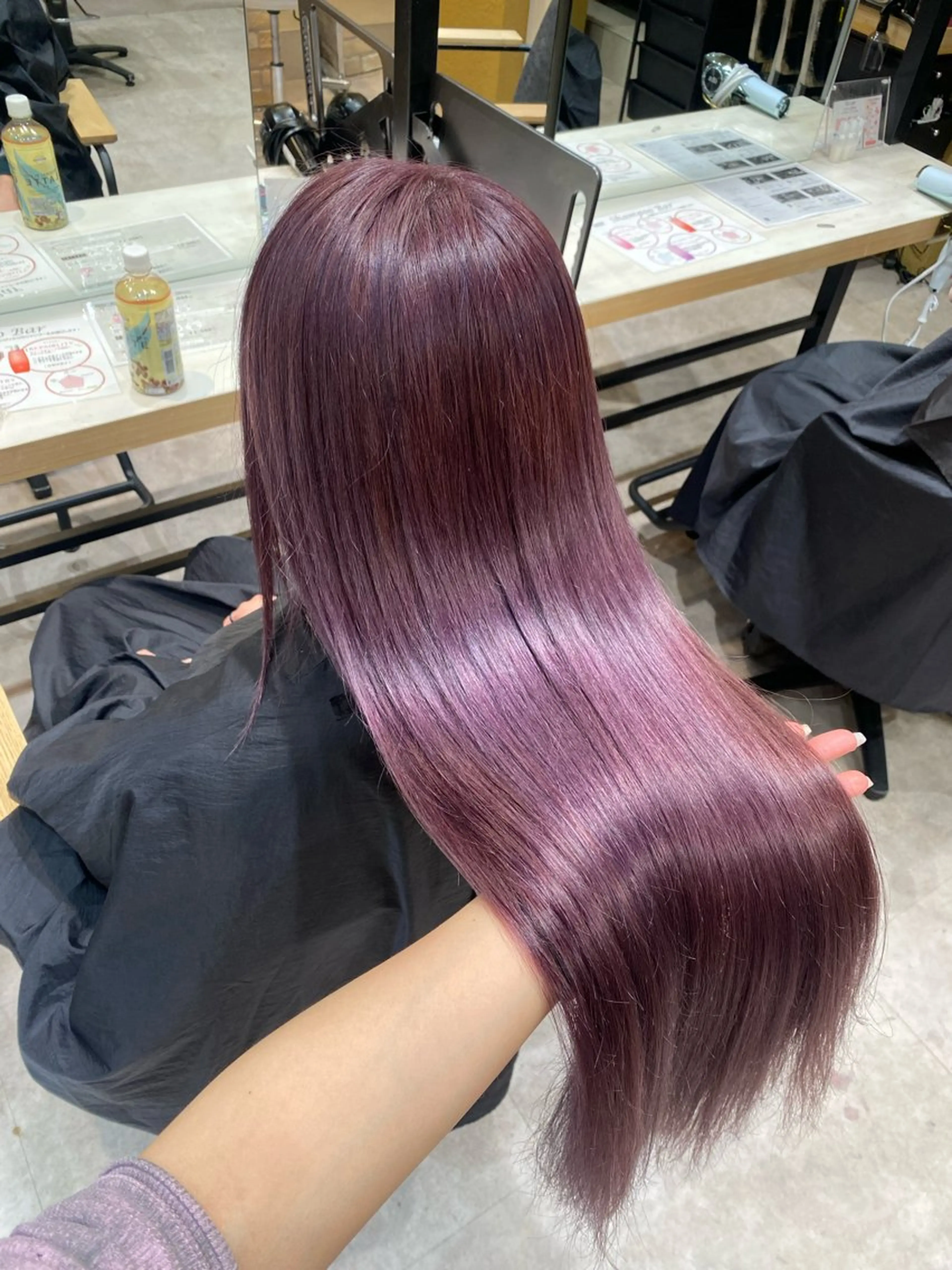 ロング 🌸cocomi🌸 透明感カラー🩶パリのヘアスタイル