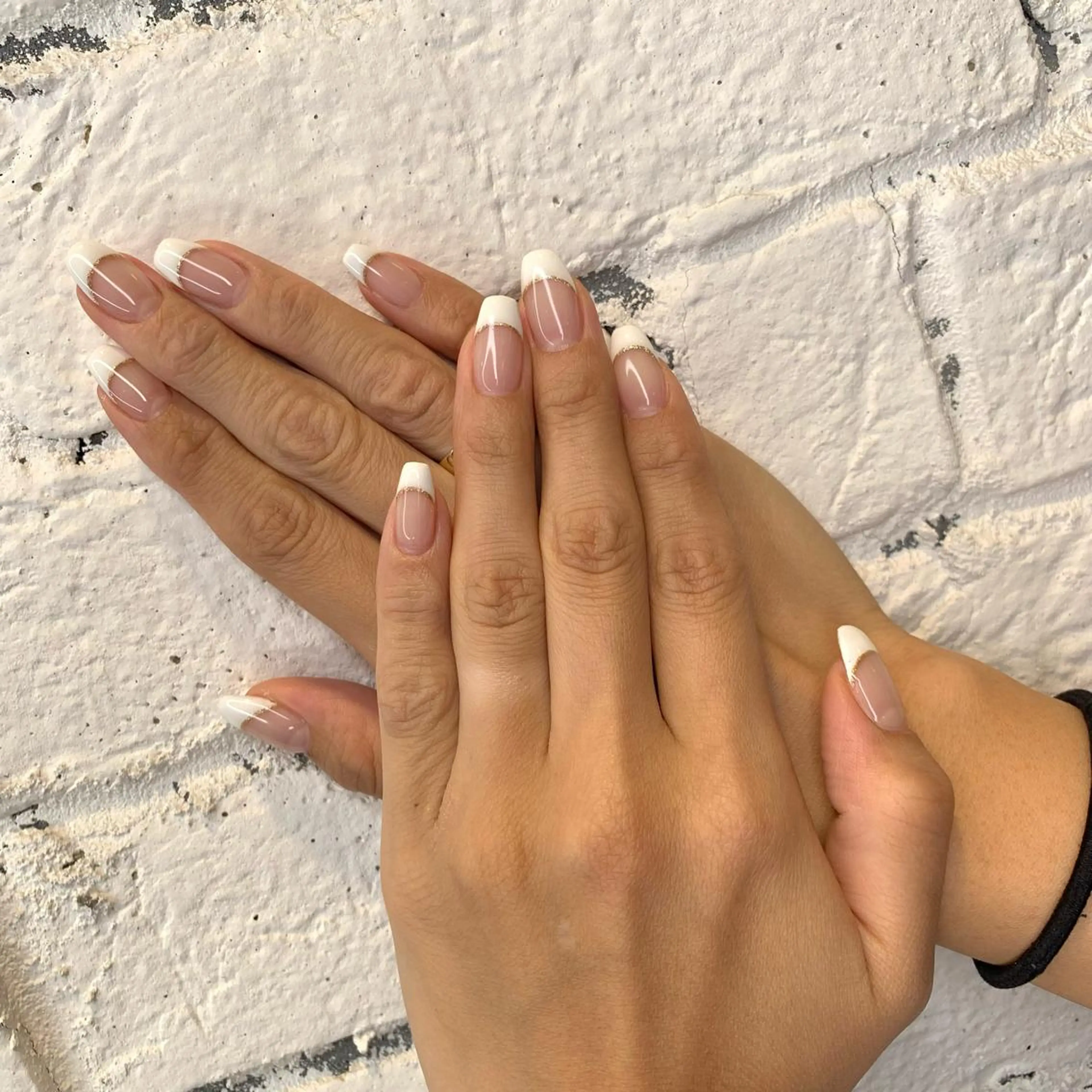 ネイル フレンチネイル ゴールド Lia所属・eri chan nailのネイルデザイン