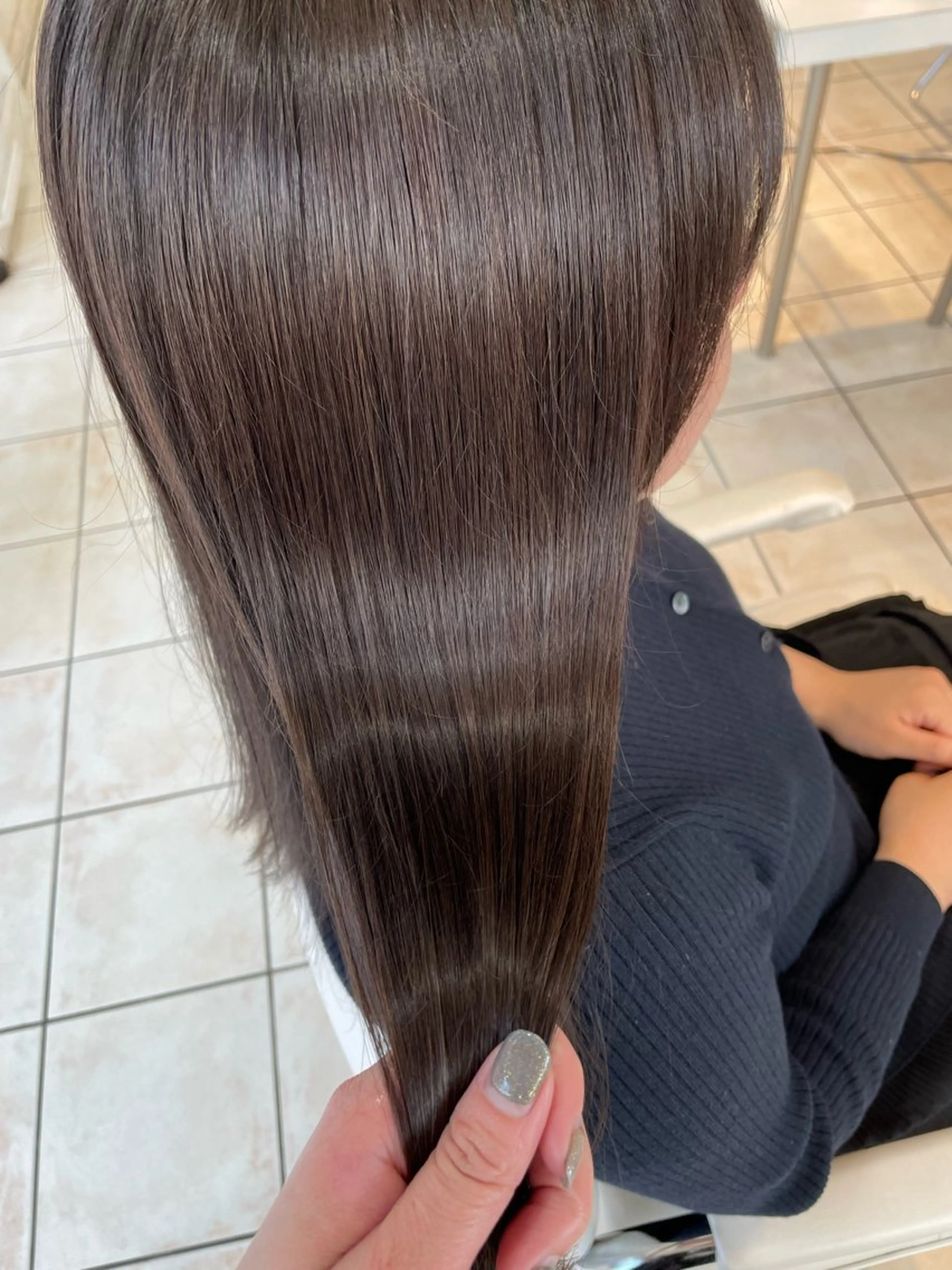 ロング カラー カット ヘアカラー トリートメント お悩み対応カラー/ 髪質改善・白髪ぼかしのヘアスタイル