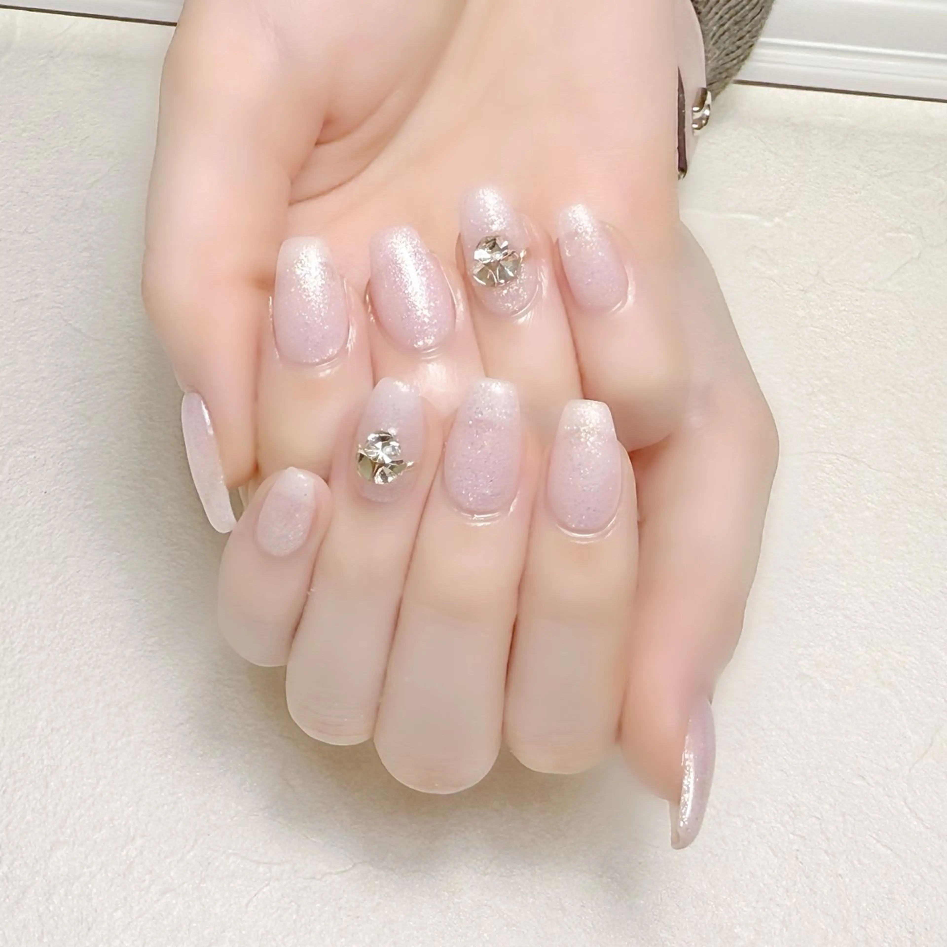 ネイル オフィスネイル ワンカラーネイル rouse nail RISATOのネイルデザイン