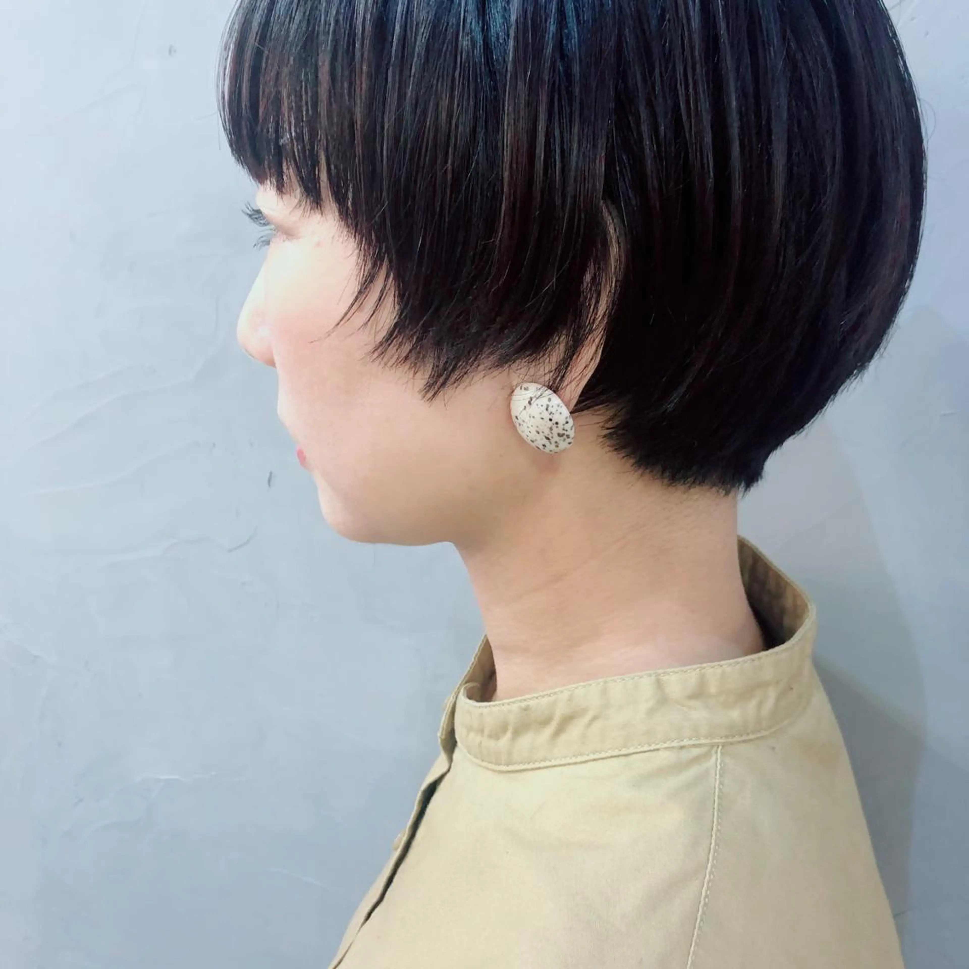 ショート 長井 美佳のヘアスタイル