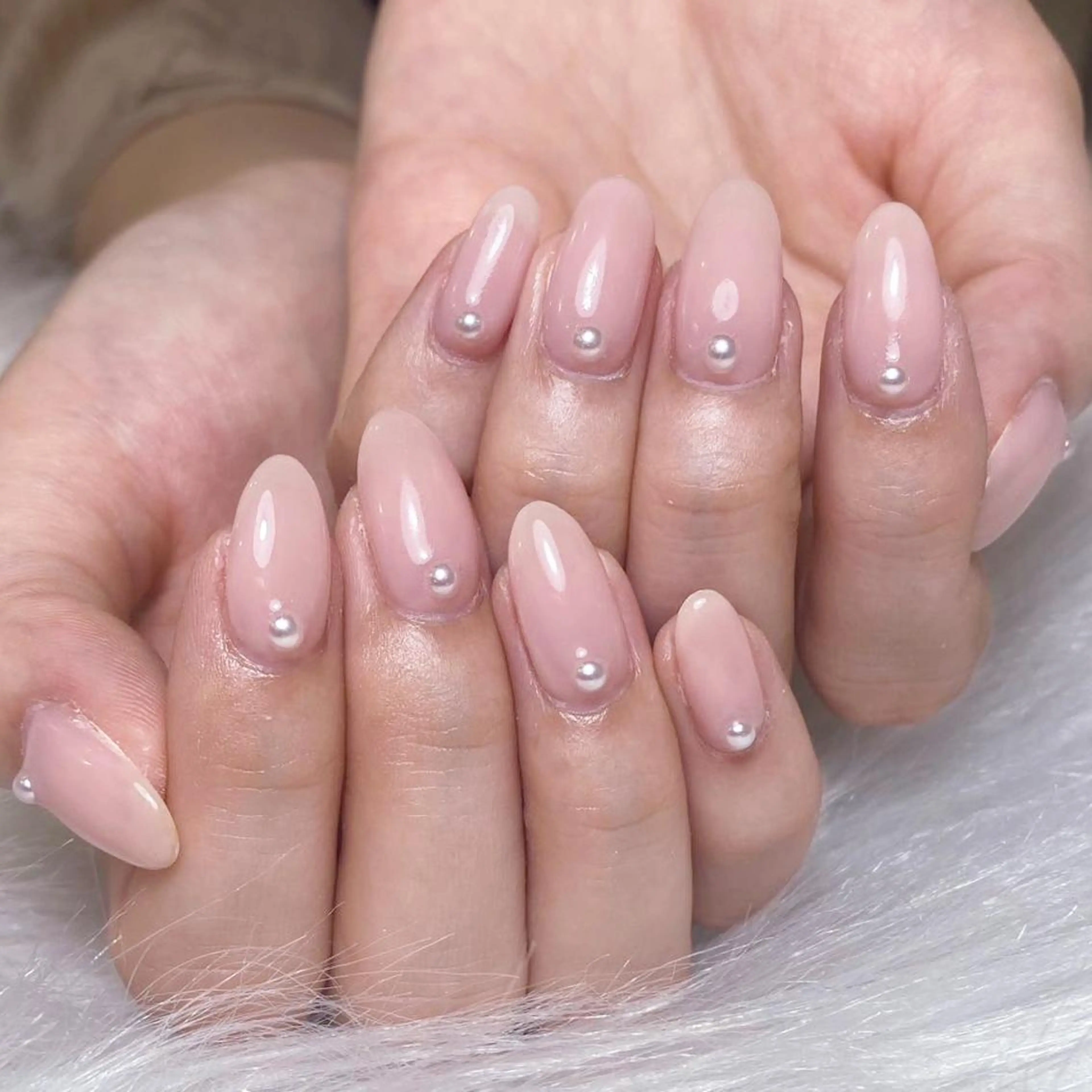 ネイル アートネイル オーロラネイル フラッシュネイル ガーリー キラキラネイル DIAMOND NailStudioのネイルデザイン