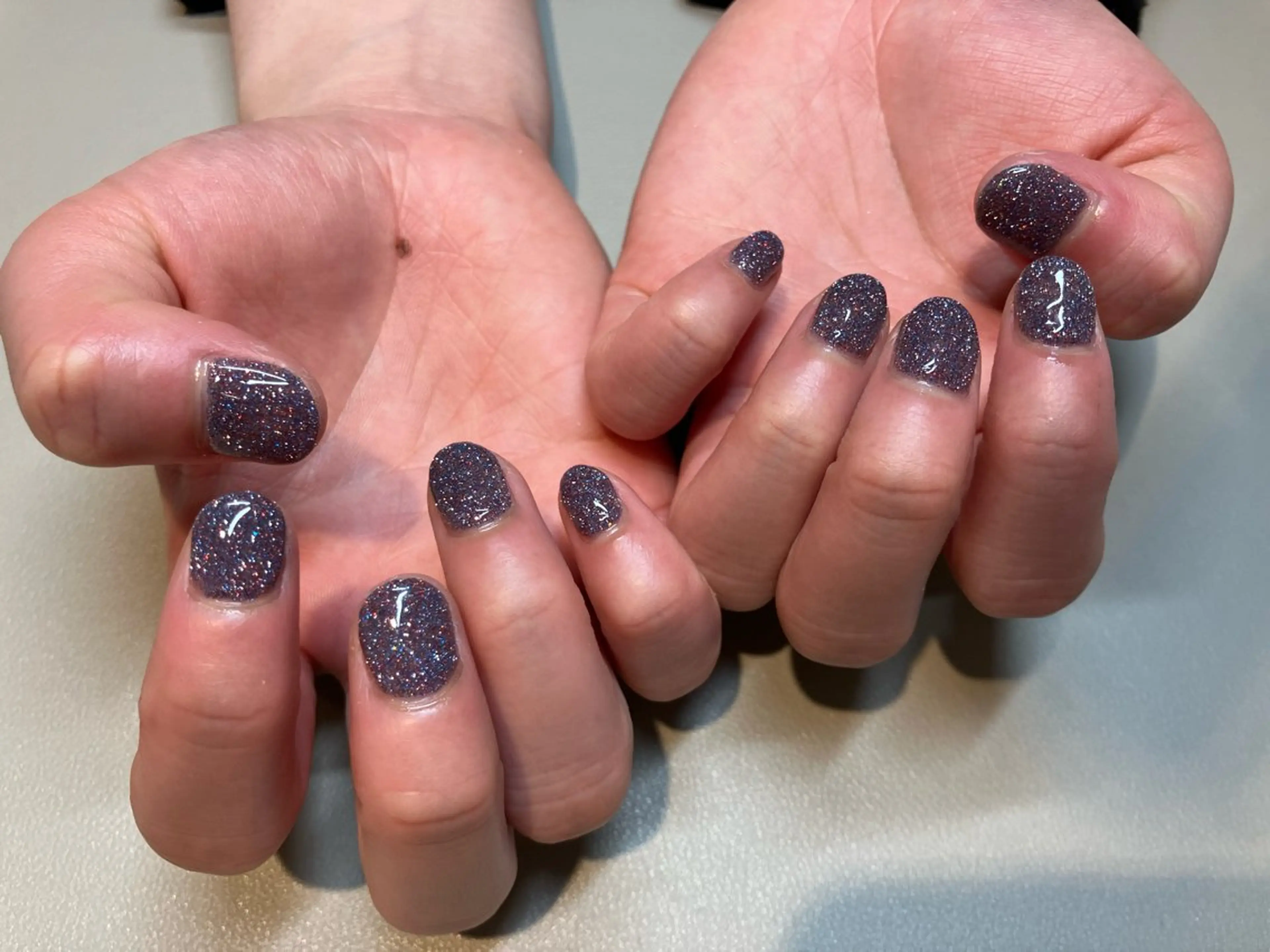 ネイル ラメ(グリッター) ワンカラーネイル kahana 【静岡駅南徒歩3分】のネイルデザイン