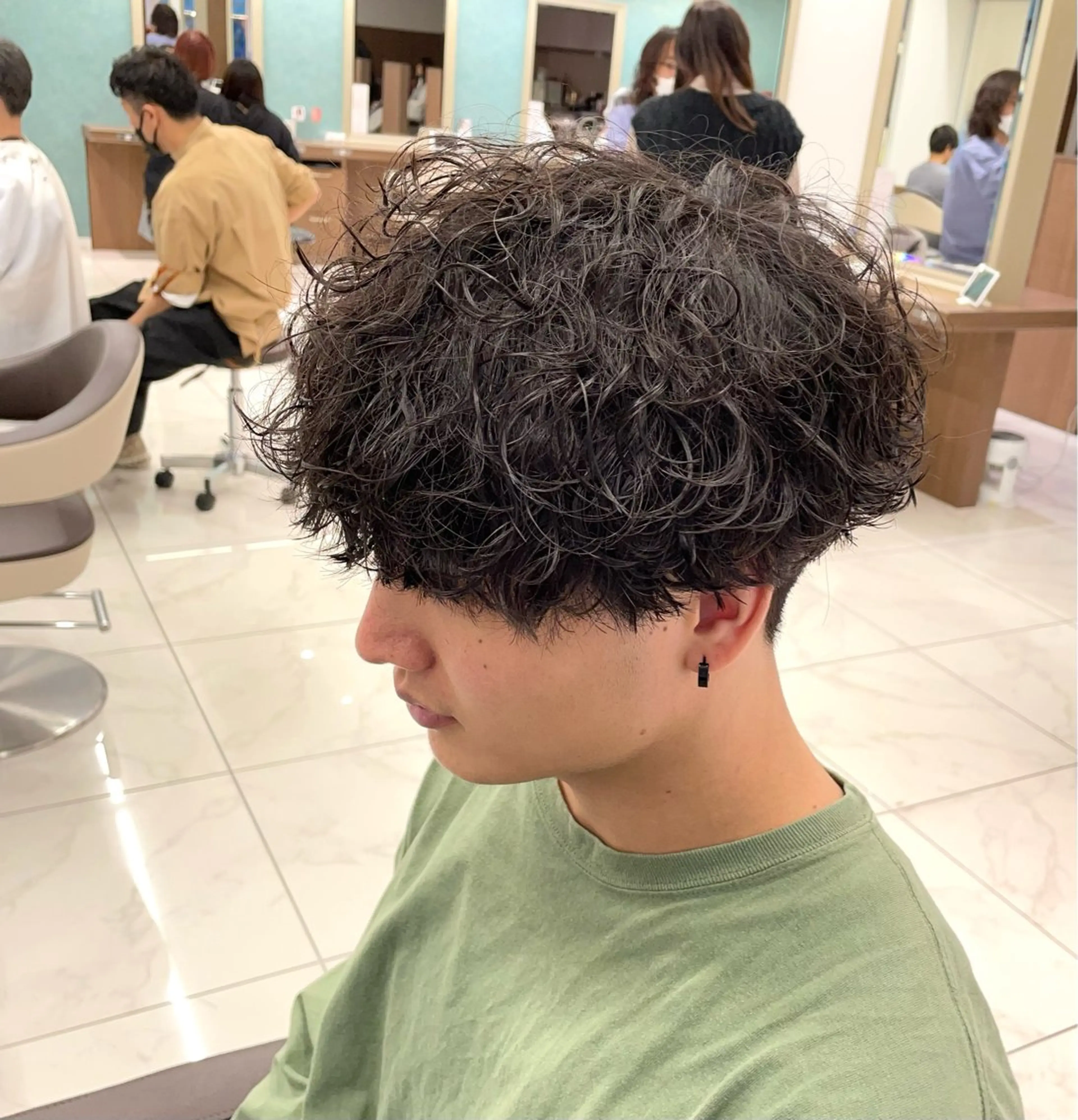 ショート パーマ メンズ 【メンズ特化】 池田大成✂︎のヘアスタイル