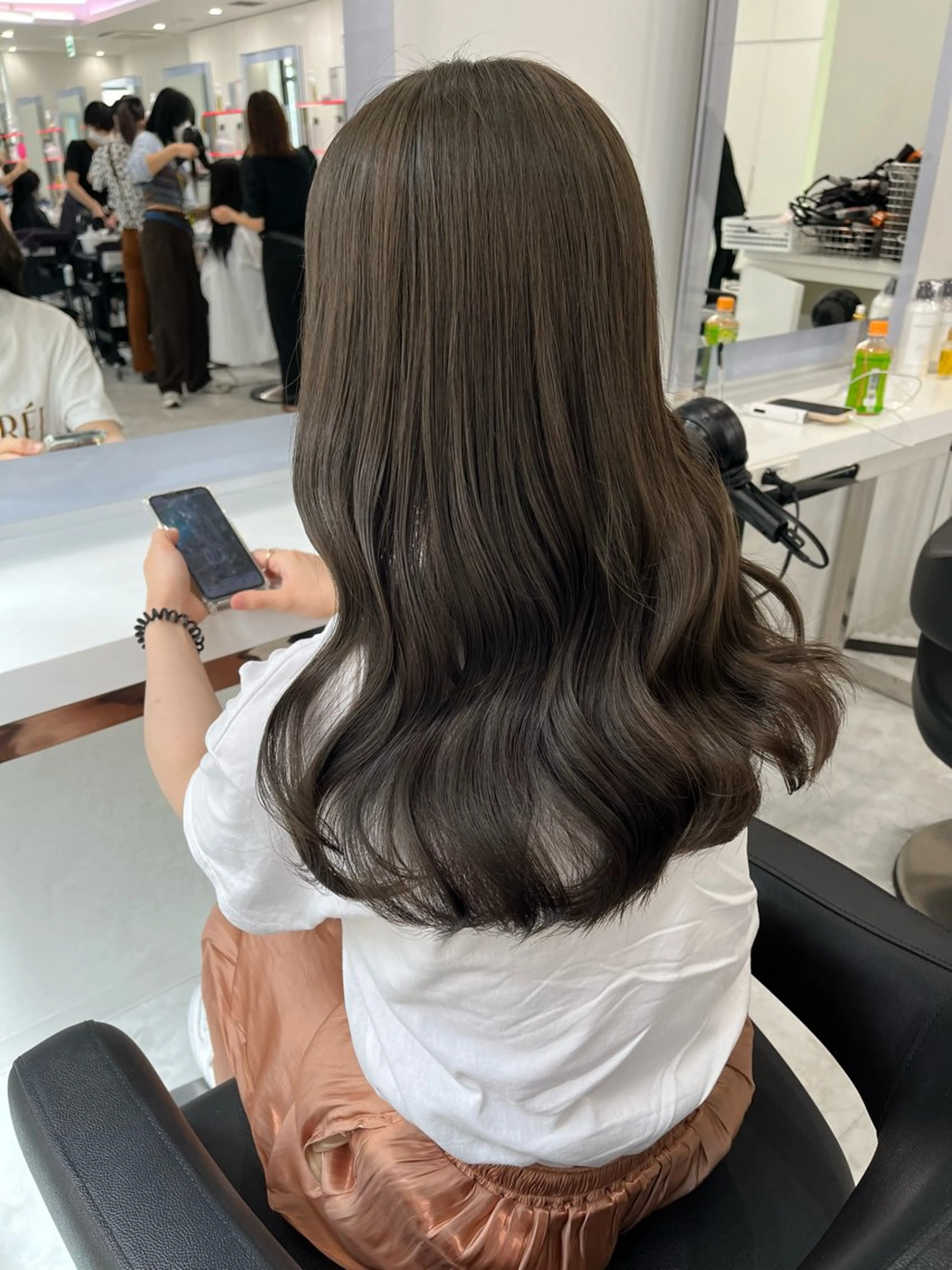 ロング カラー カット ヘアカラー トリートメント ブリーチなし💗 艶カラー　翔太郎のヘアスタイル