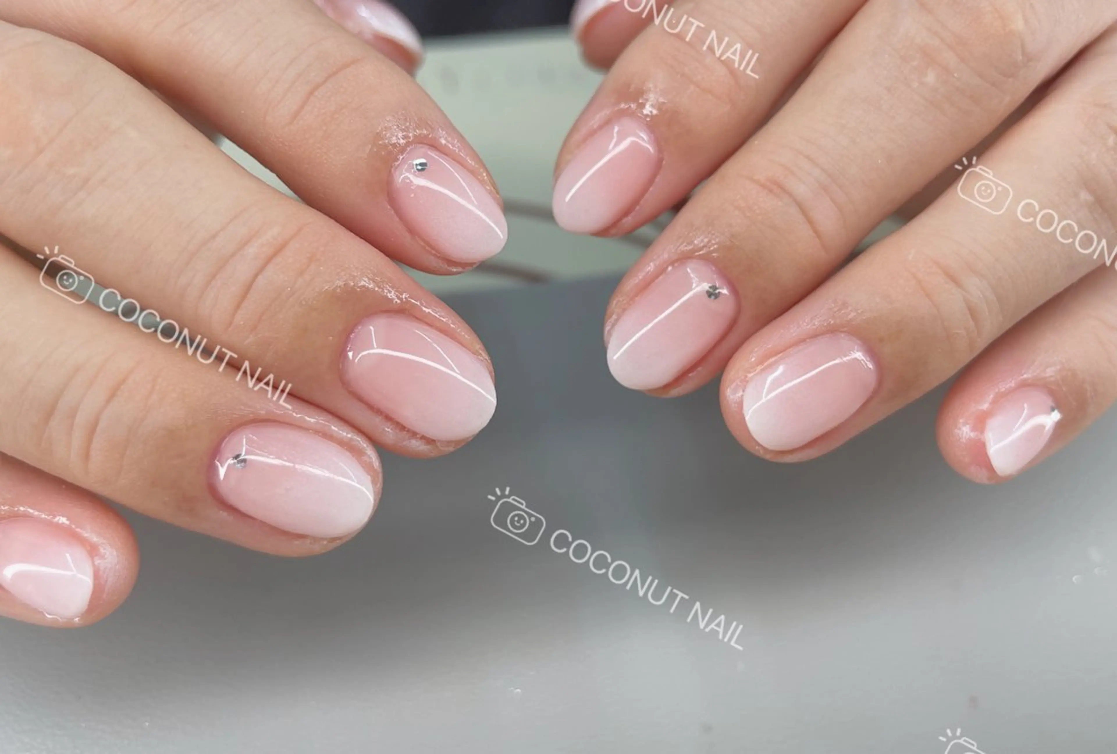 ネイル ハンドネイル 神田 ココナッツのネイルデザイン