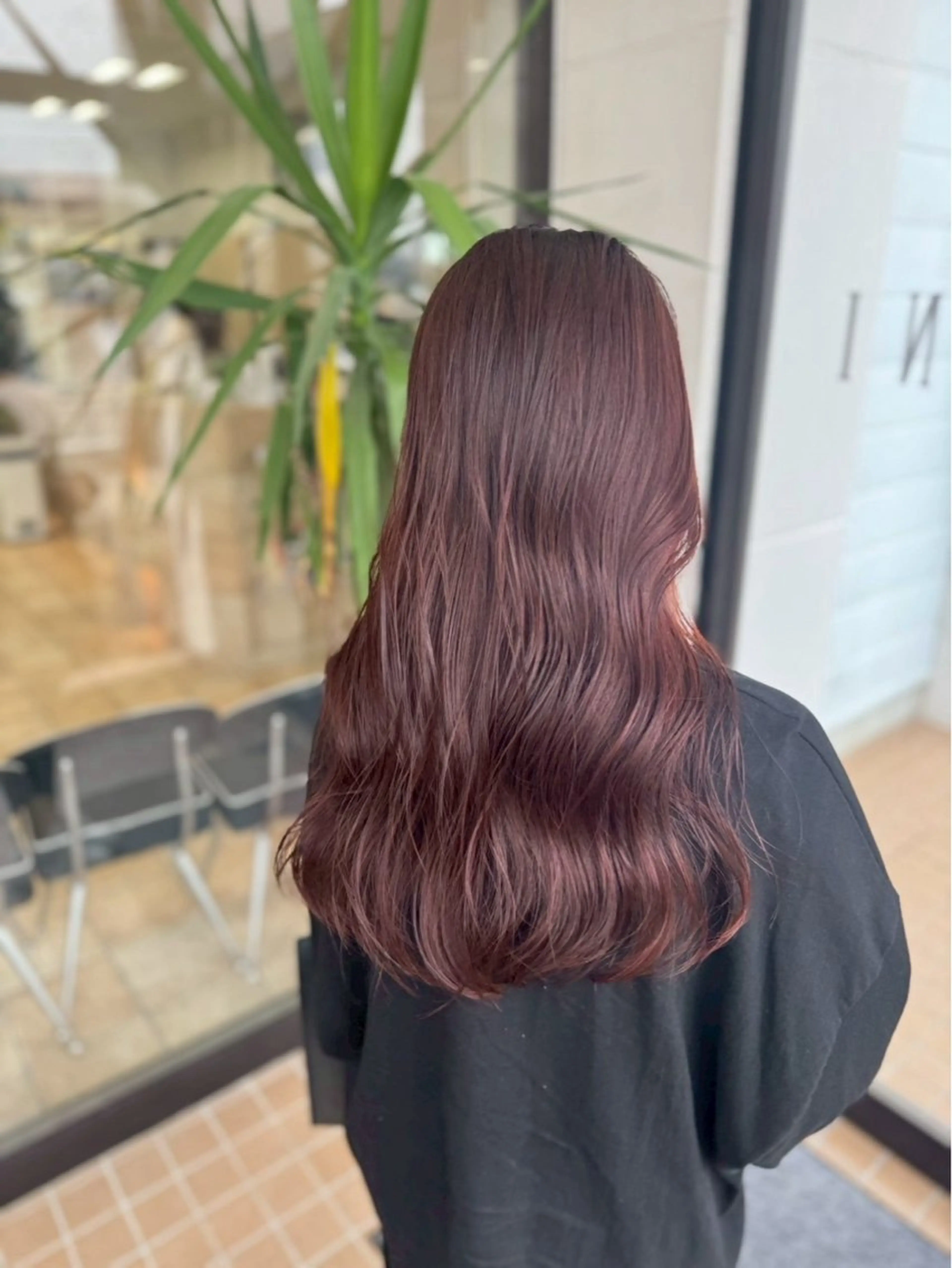 カラー 甲斐谷 真凜のヘアスタイル