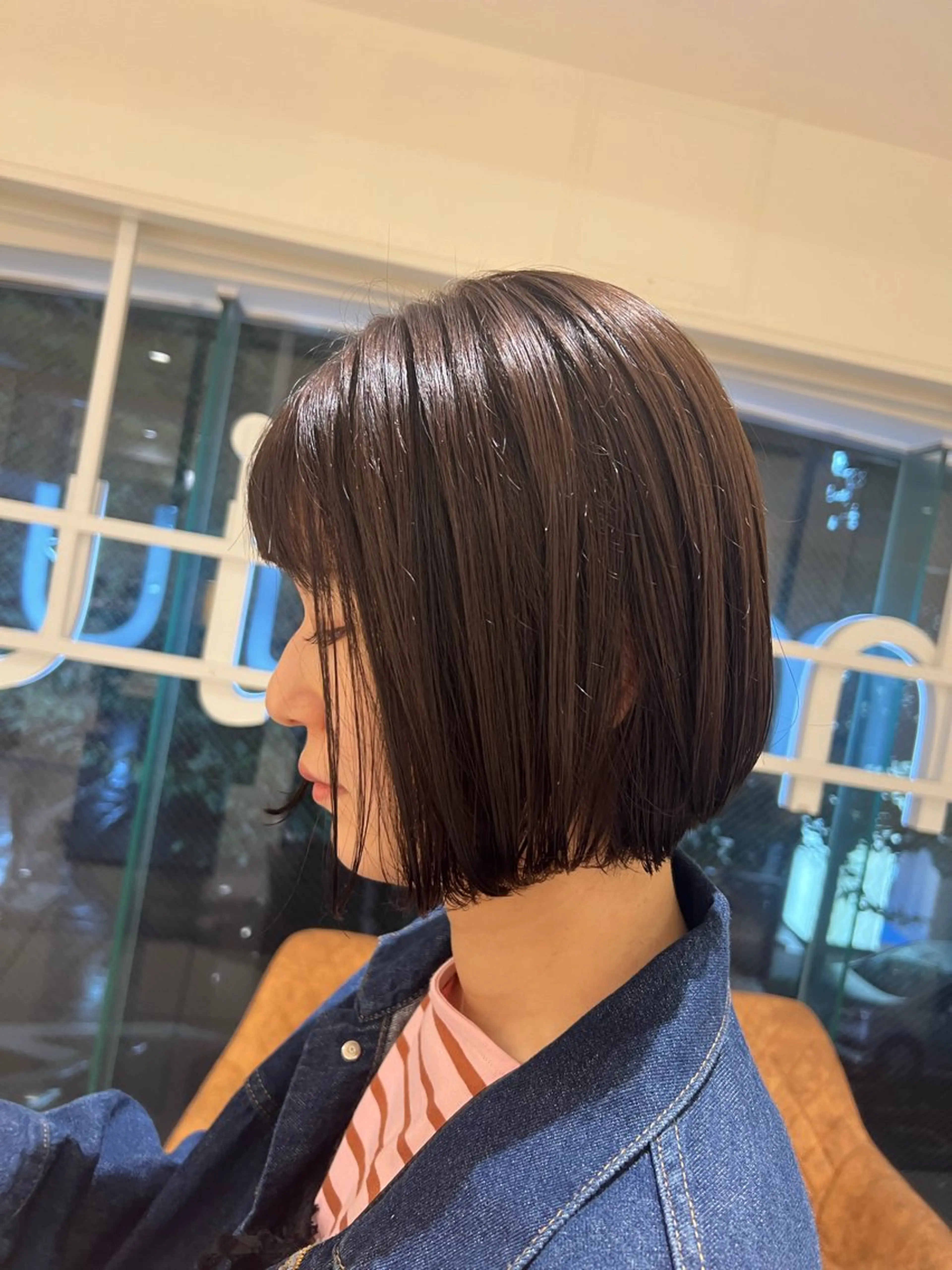 似合わせカット+ツヤカラー+オージュアトリートメントの写真