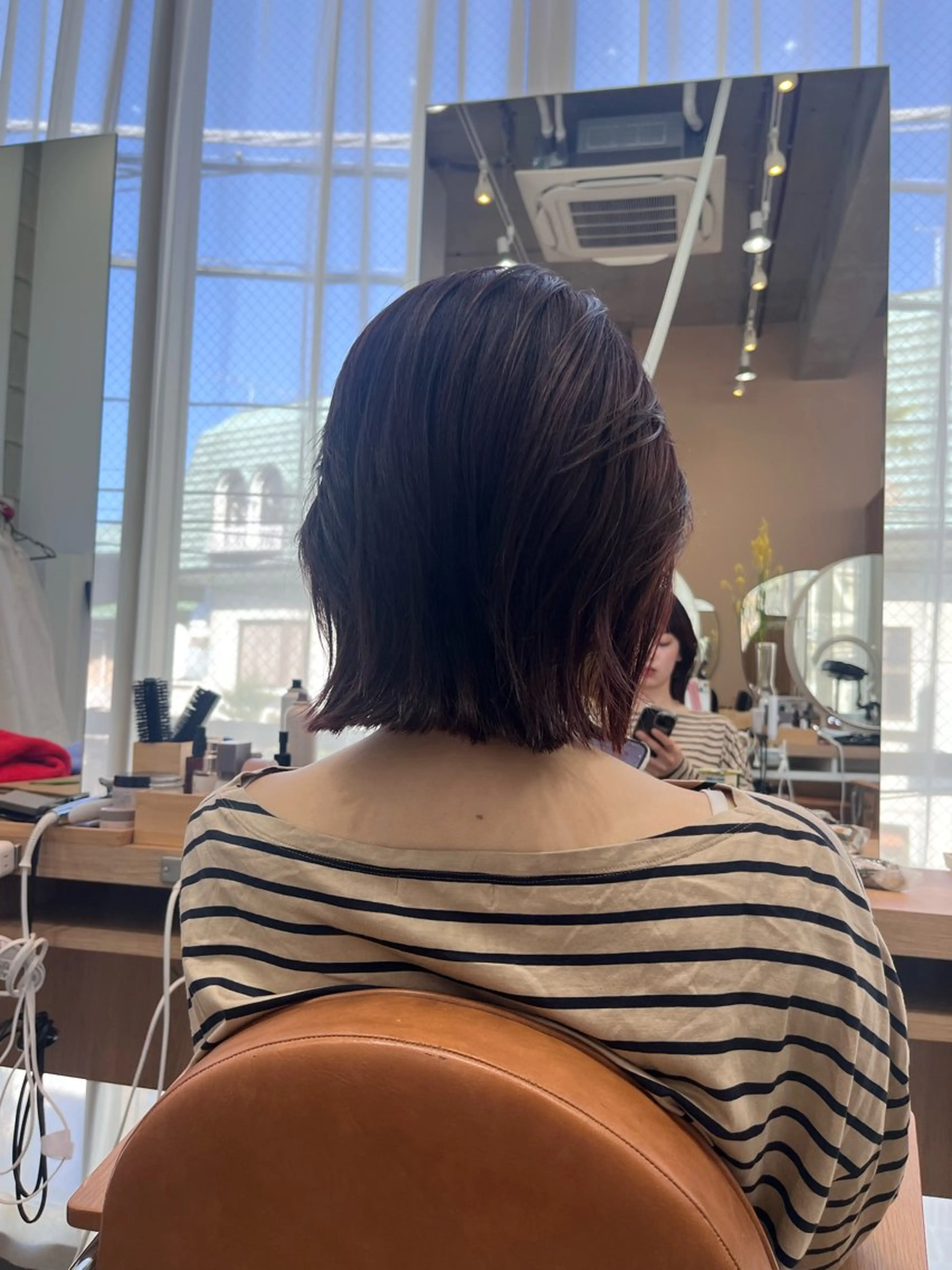 ショート カラー 阿久津真衣 似合わせカットのヘアスタイル