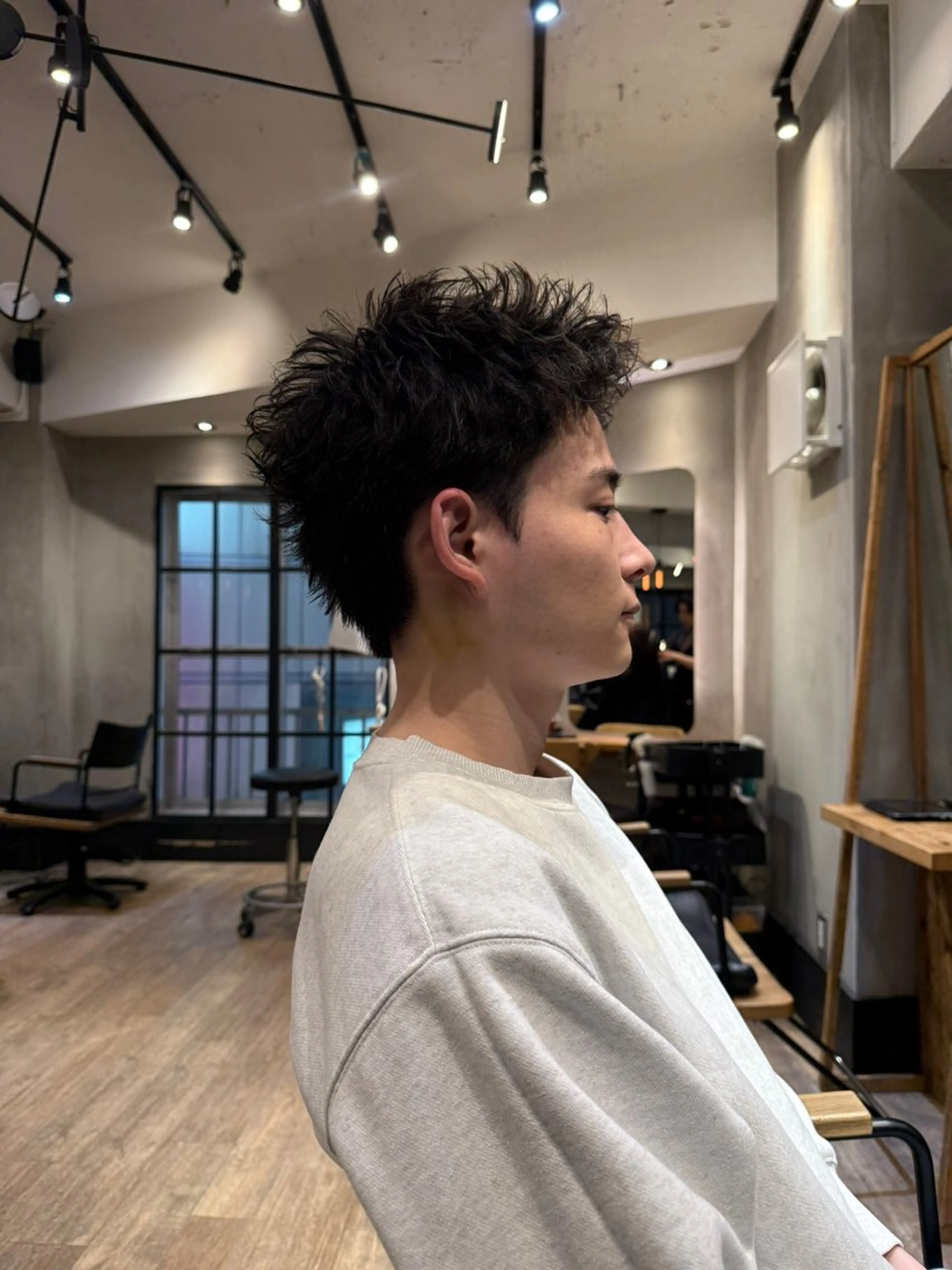 ショート パーマ メンズ メンズパーマ スパイキーショート ショートヘア カット パーマ heavenly by HAVANA新宿所属・メンズショート/ピン パーマ/新宿/フウガのヘアスタイル