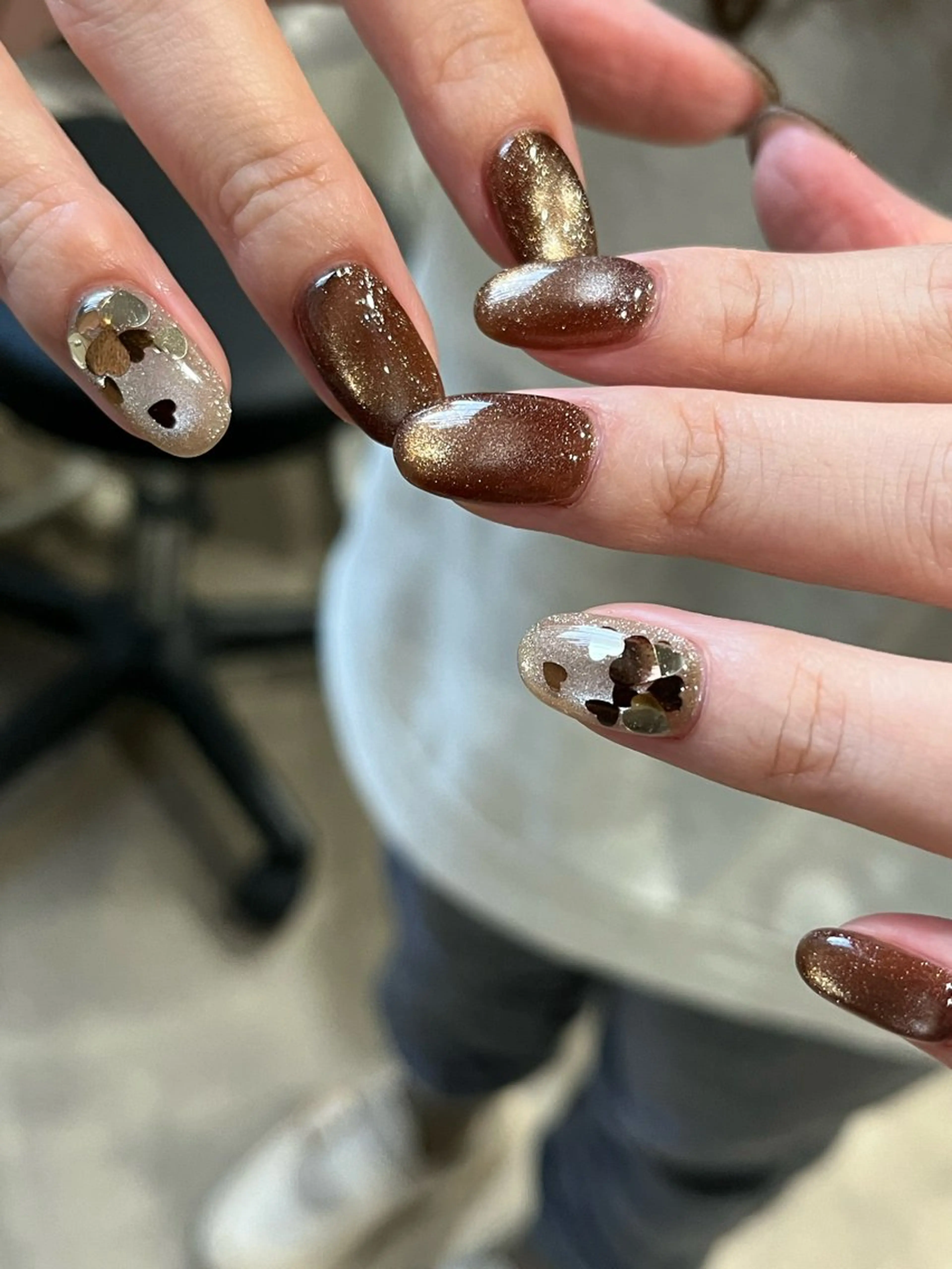 ネイル マグネットネイル ハンドネイル repos 金山ネイルサロンのネイルデザイン