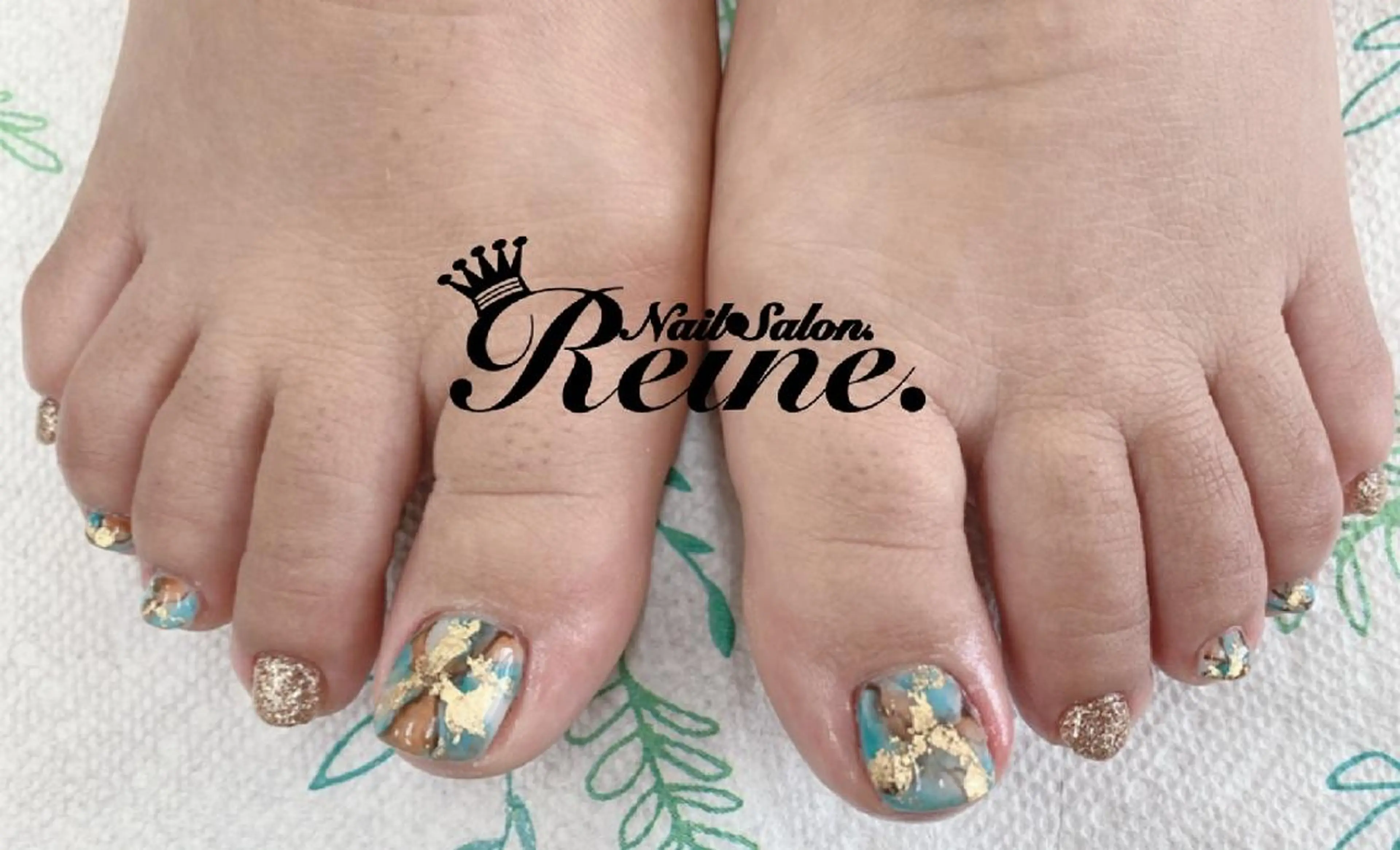 ネイル フットネイル Nailsalon Reine所属・玉栄 伶奈のネイルデザイン