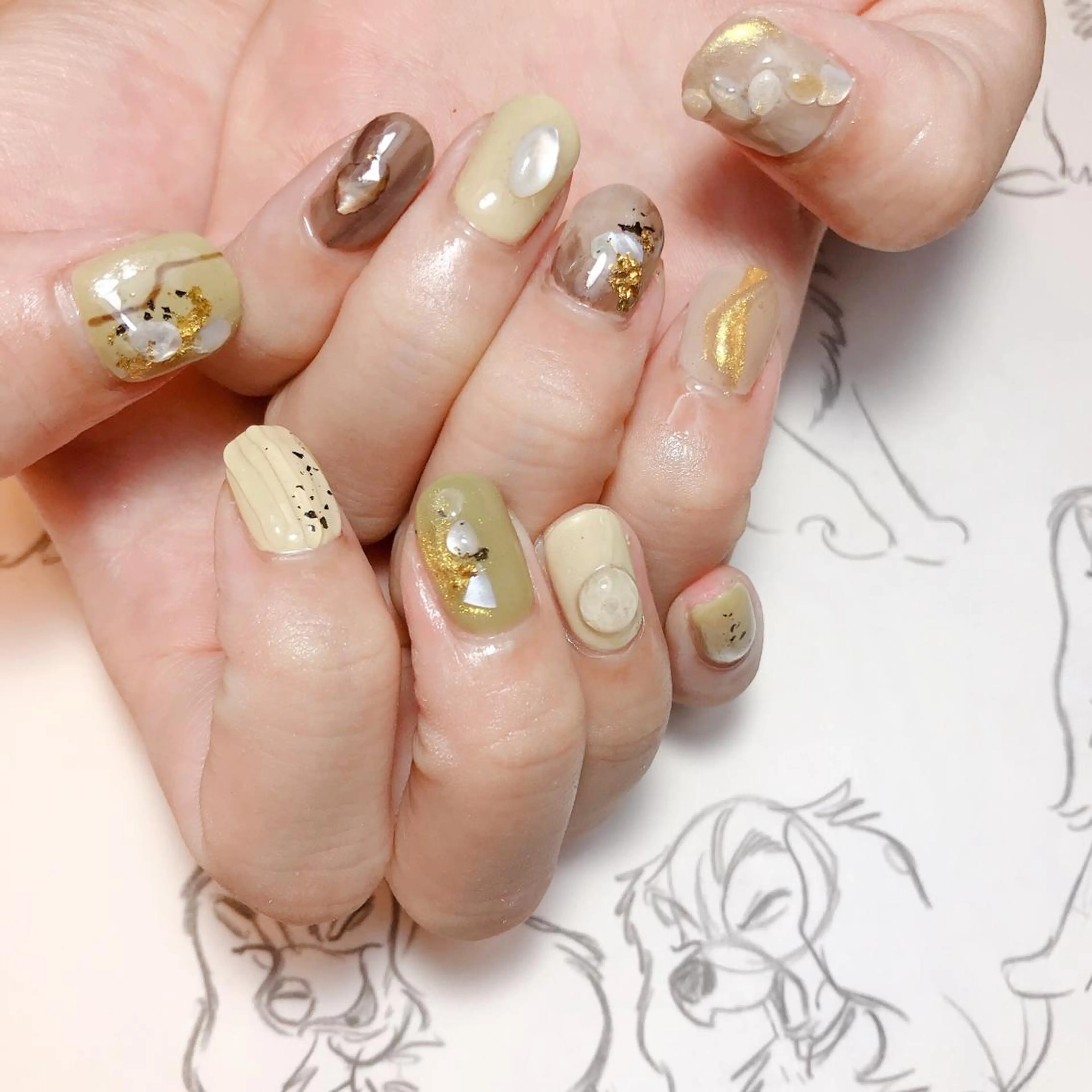 ネイル ニュアンスネイル owlnail /持込みデザイン専門のネイルデザイン