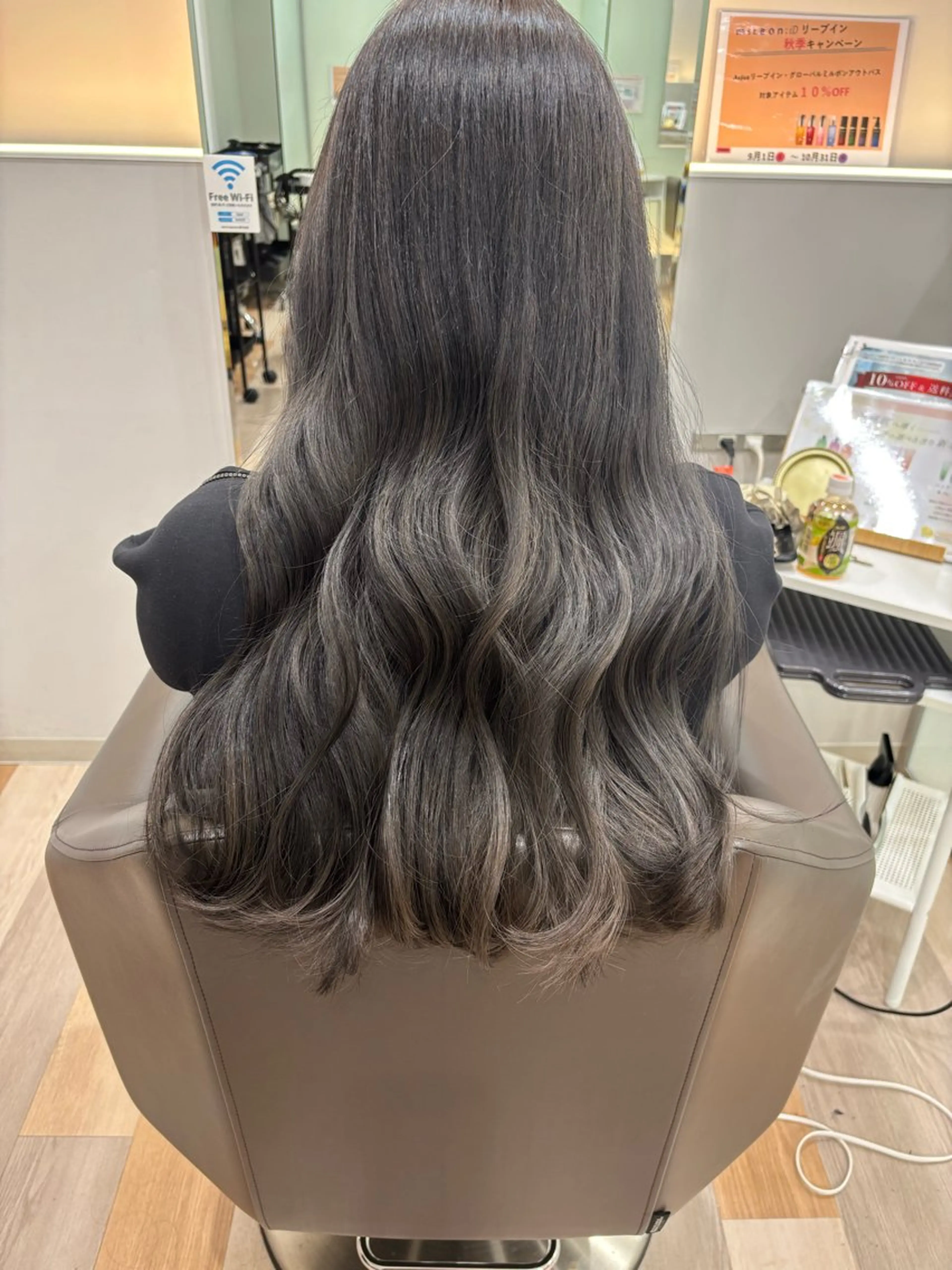 ロング カット ヘアカラー 韓国/顔周りカット /キム チョウヒのヘアスタイル