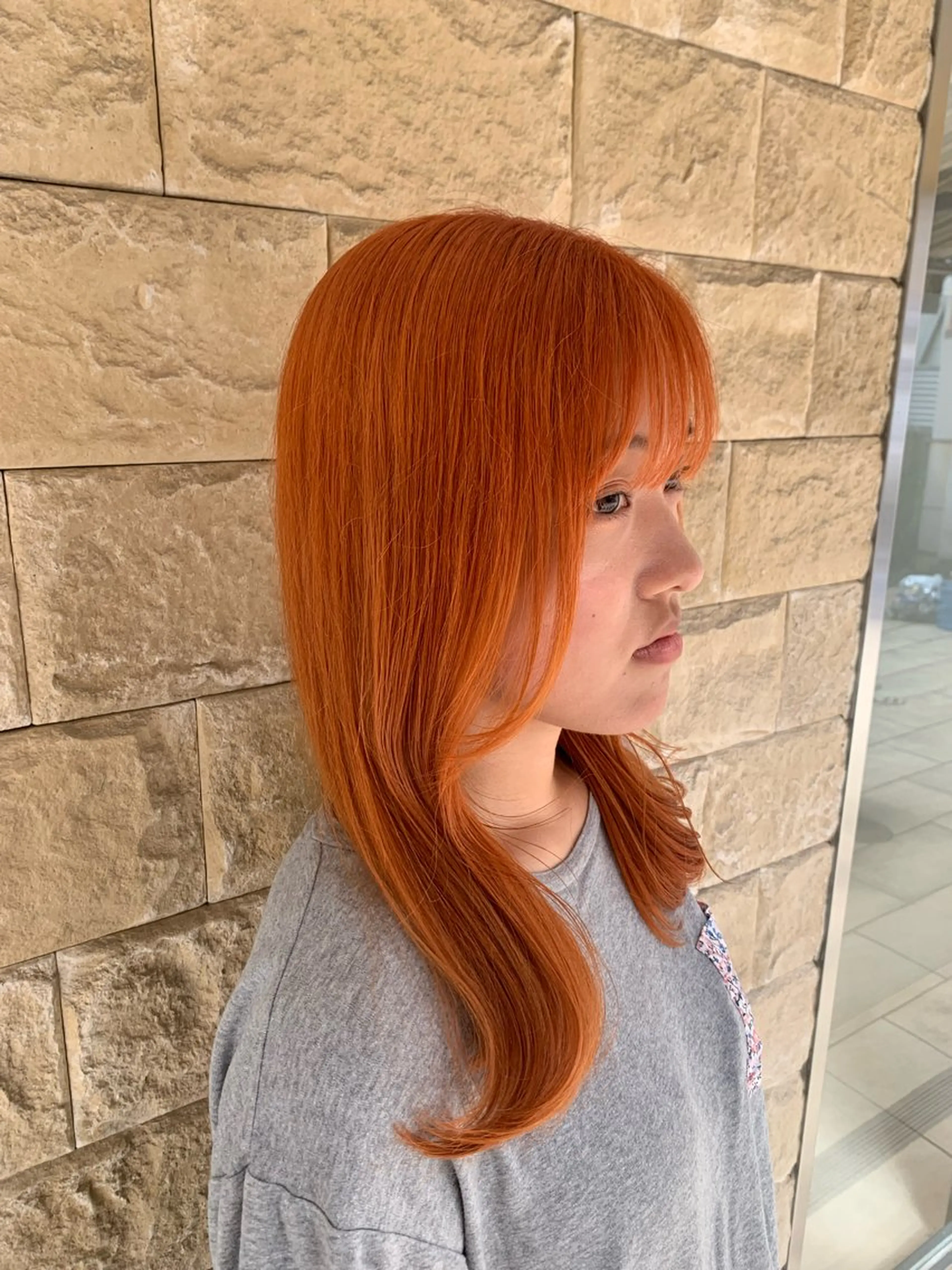 ロング 顔まわりレイヤー レイヤーカット レイヤー/メンズ /髪質改善　廣島公平のヘアスタイル