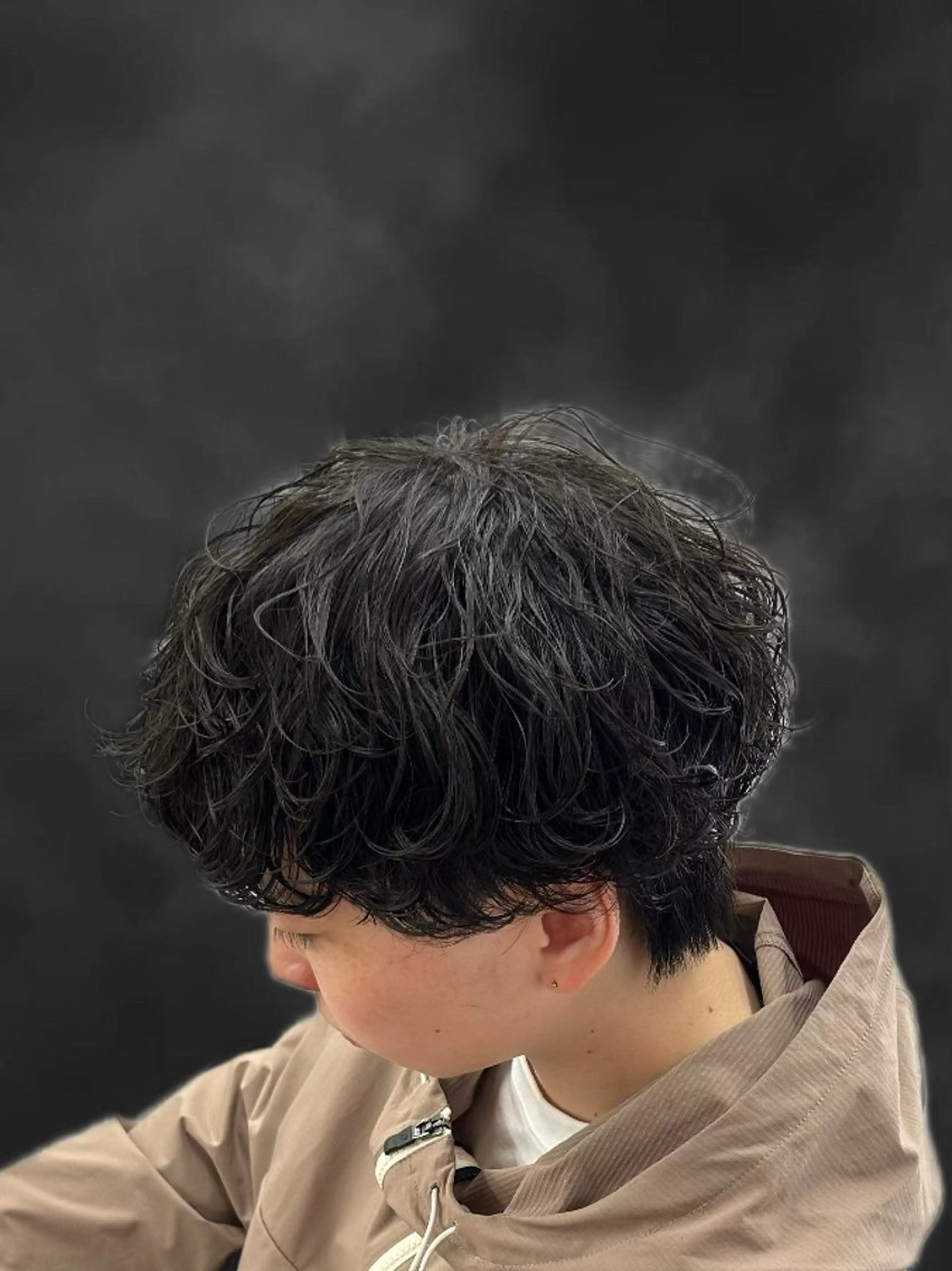 ショート パーマ カット パーマ 女性目線で作るメンズ パーマ/Renaのヘアスタイル