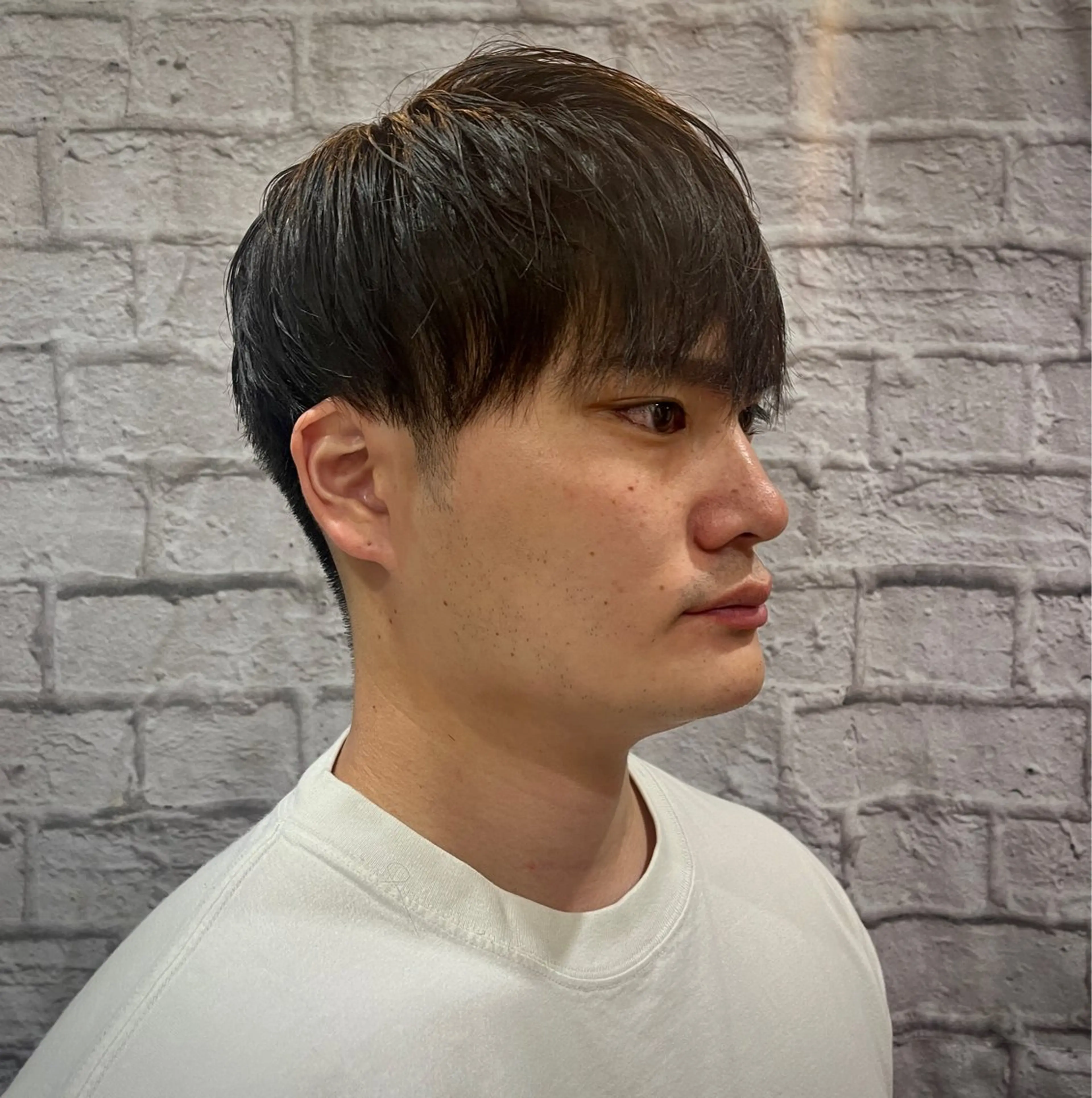 ミディアム 無料メンズカット❗️ 佐藤光のヘアスタイル