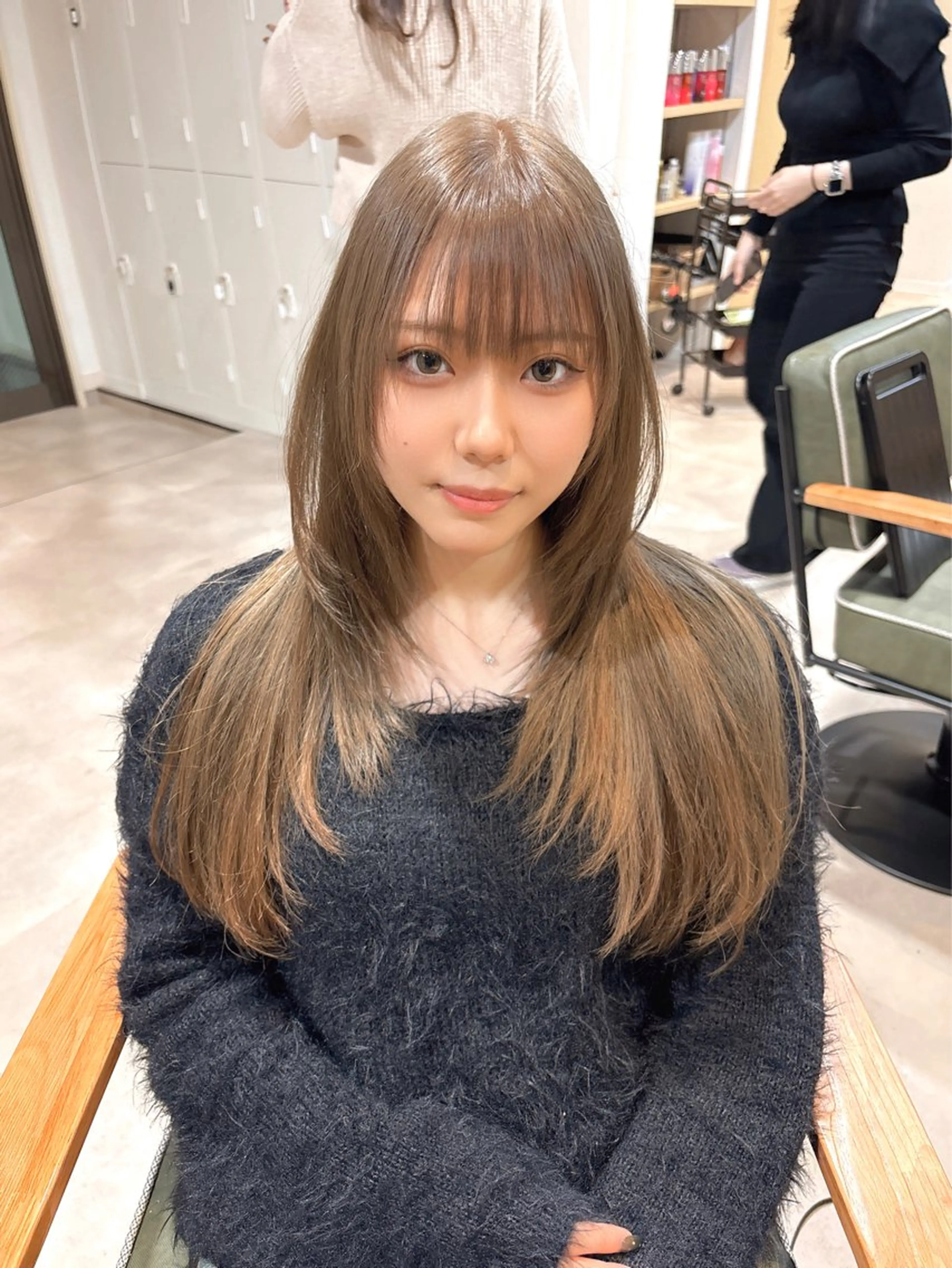 ロング 韓国/透明感 Veluaのヘアスタイル