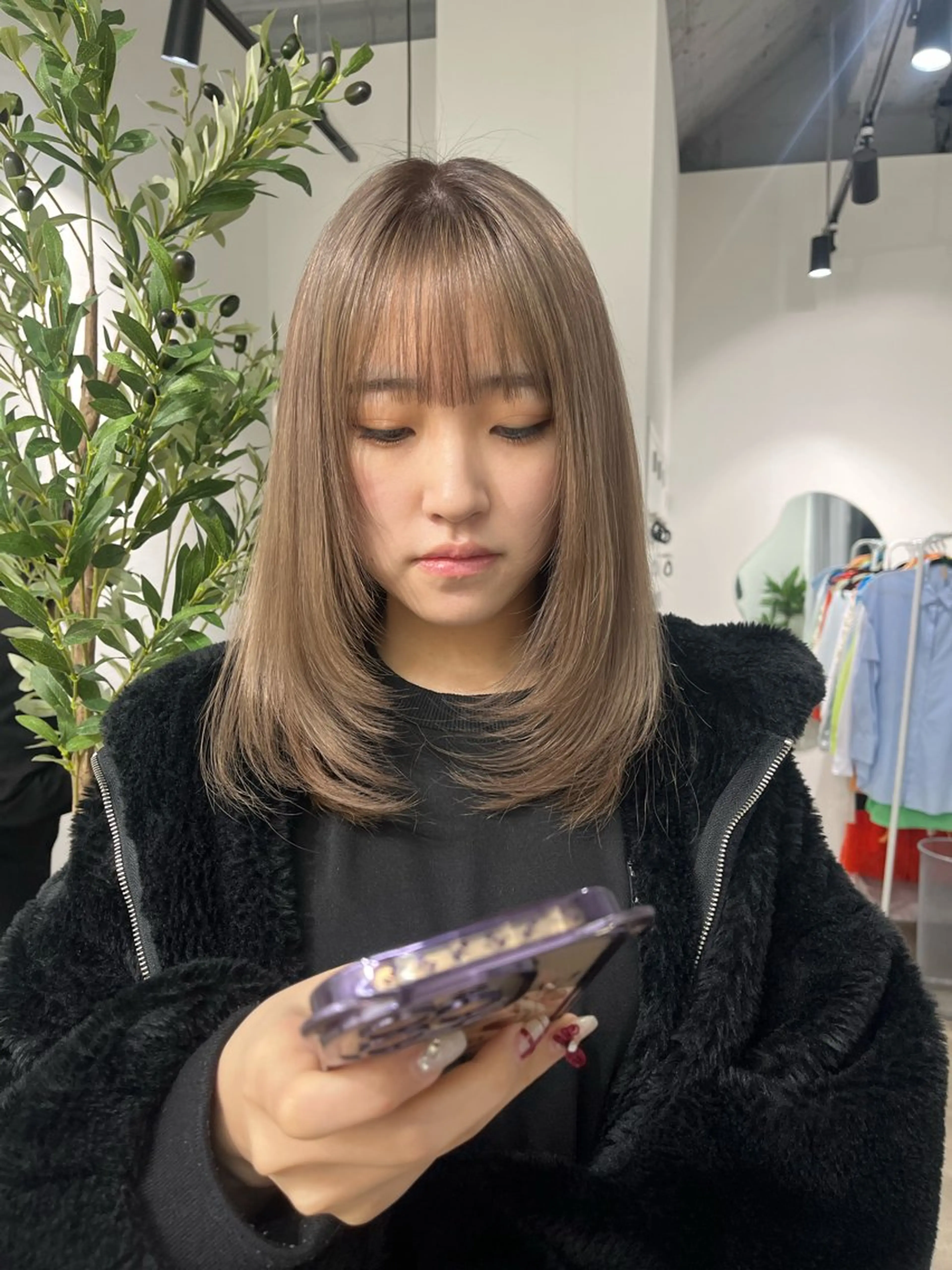 セミロング カット ヘアカラー ボブ/ミディ/ロング 特化/芳野りんかのヘアスタイル