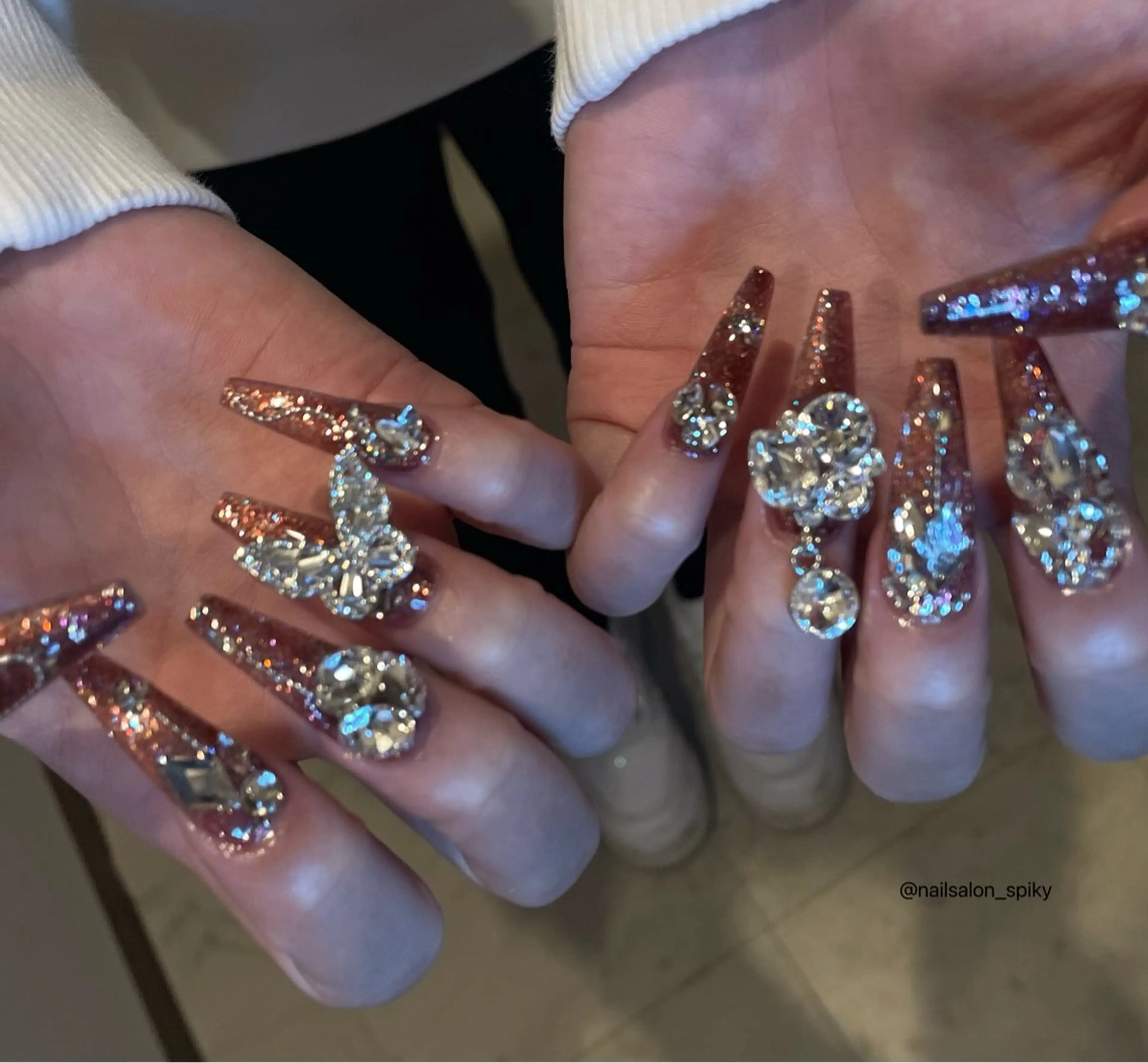 ネイル Spiky とうげ ふうかのネイルデザイン