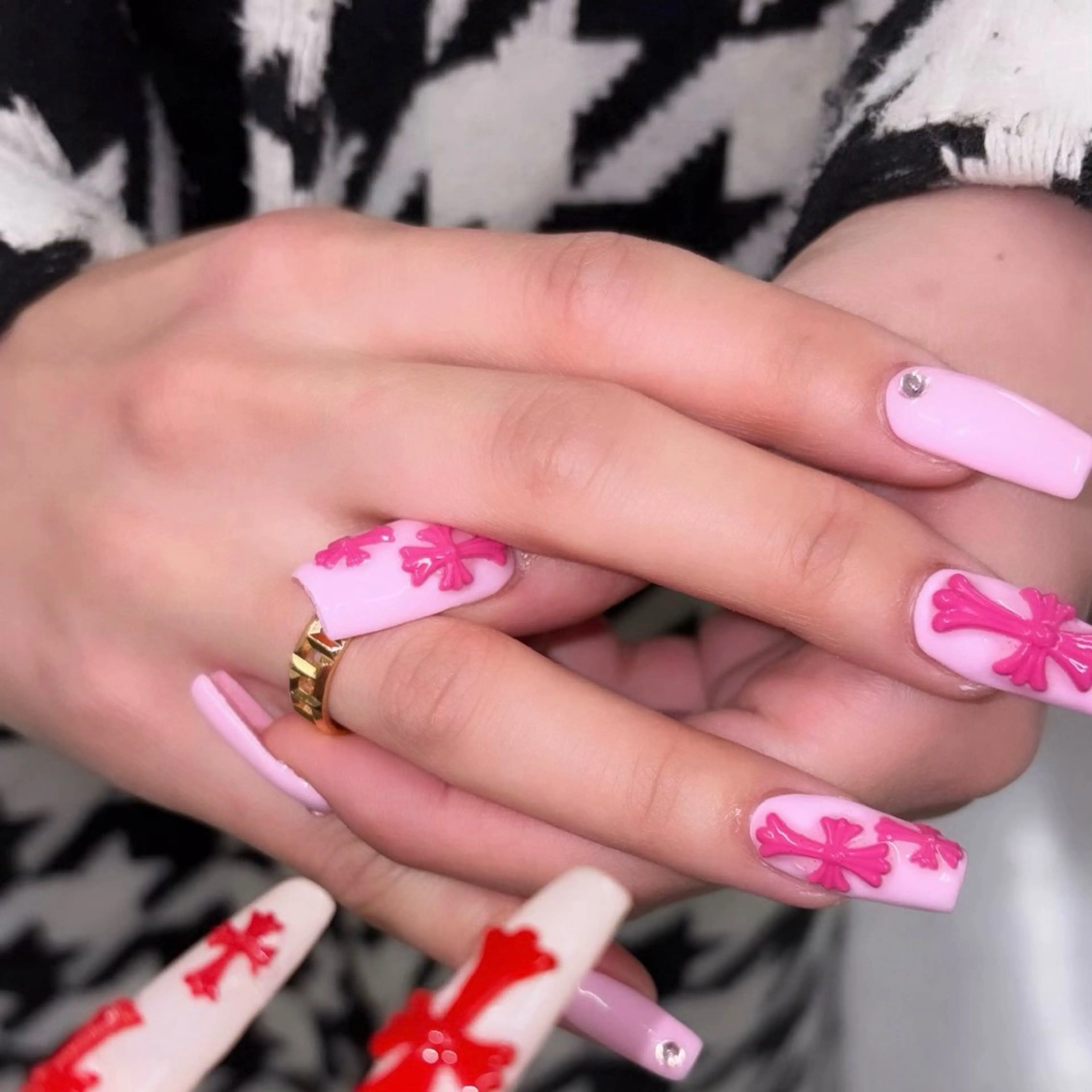ネイル アートネイル 桜ネイル フラワーネイル ジェルネイル ガーリー ハンドネイル ハンドケア Kawaii Chiba nailのネイルデザイン
