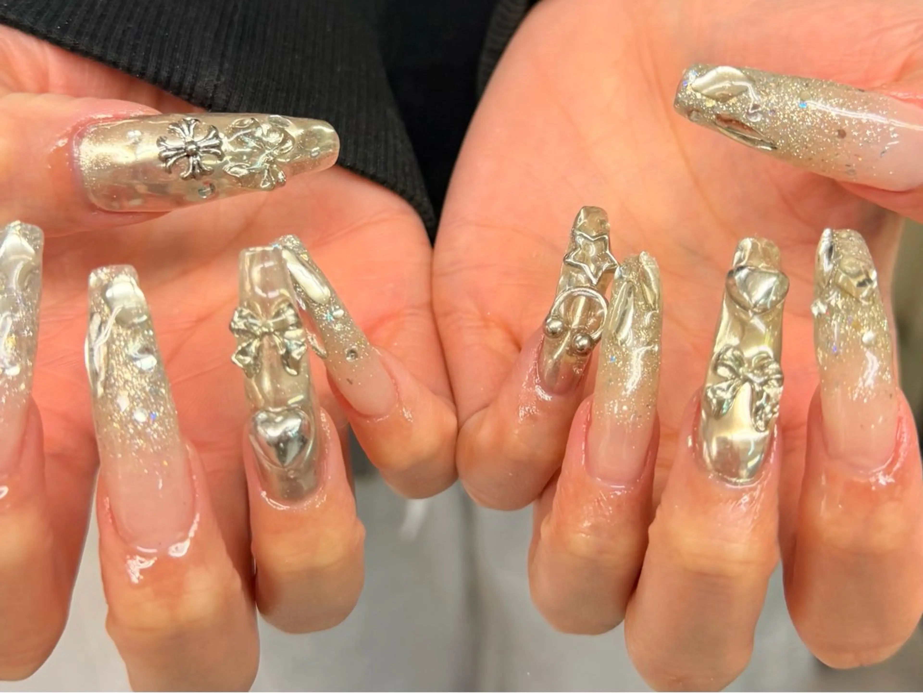 ロング 小川 柚香のネイルデザイン