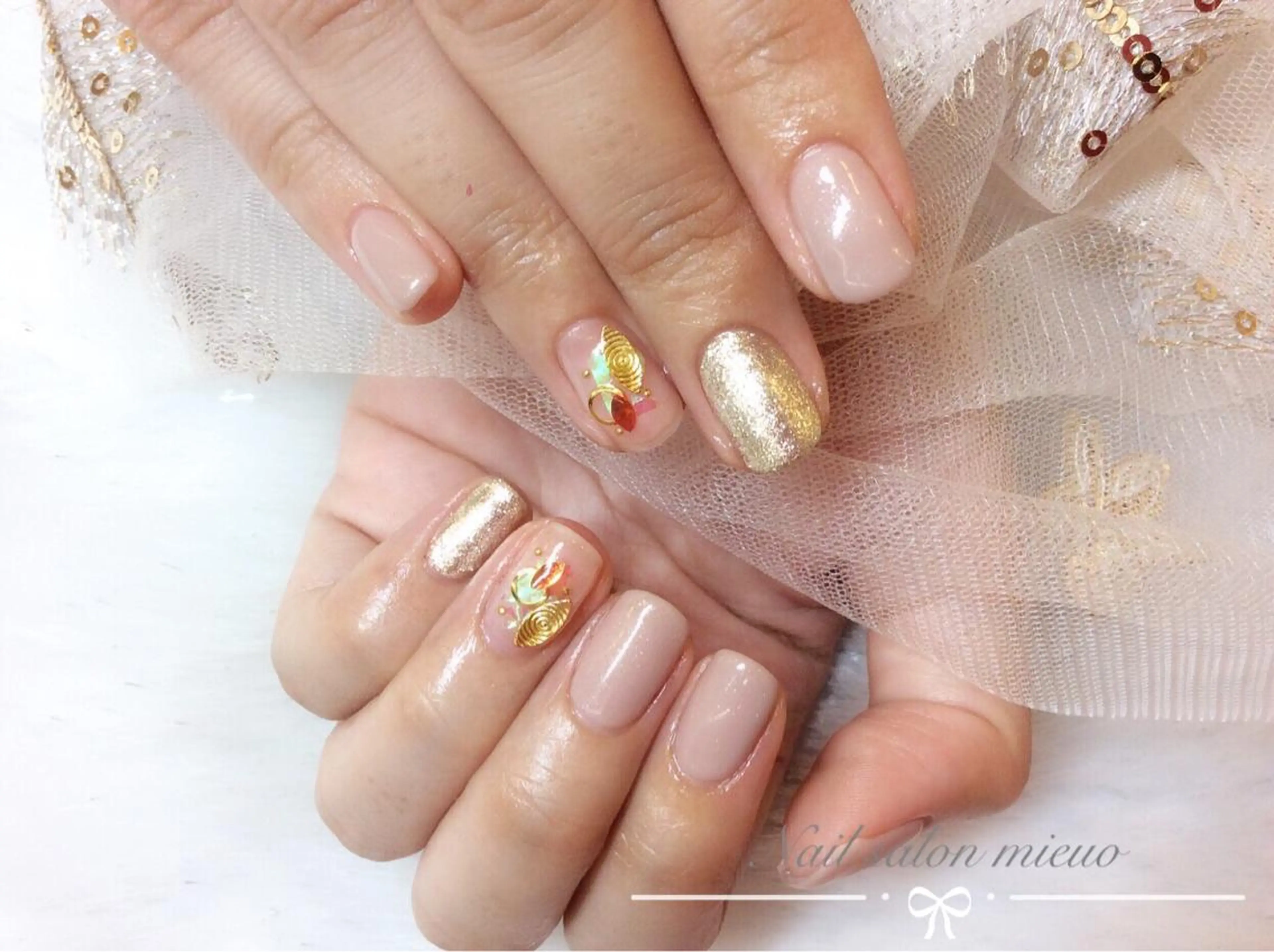 ネイル シンプルネイル ネイルサロン ミューオのネイルデザイン