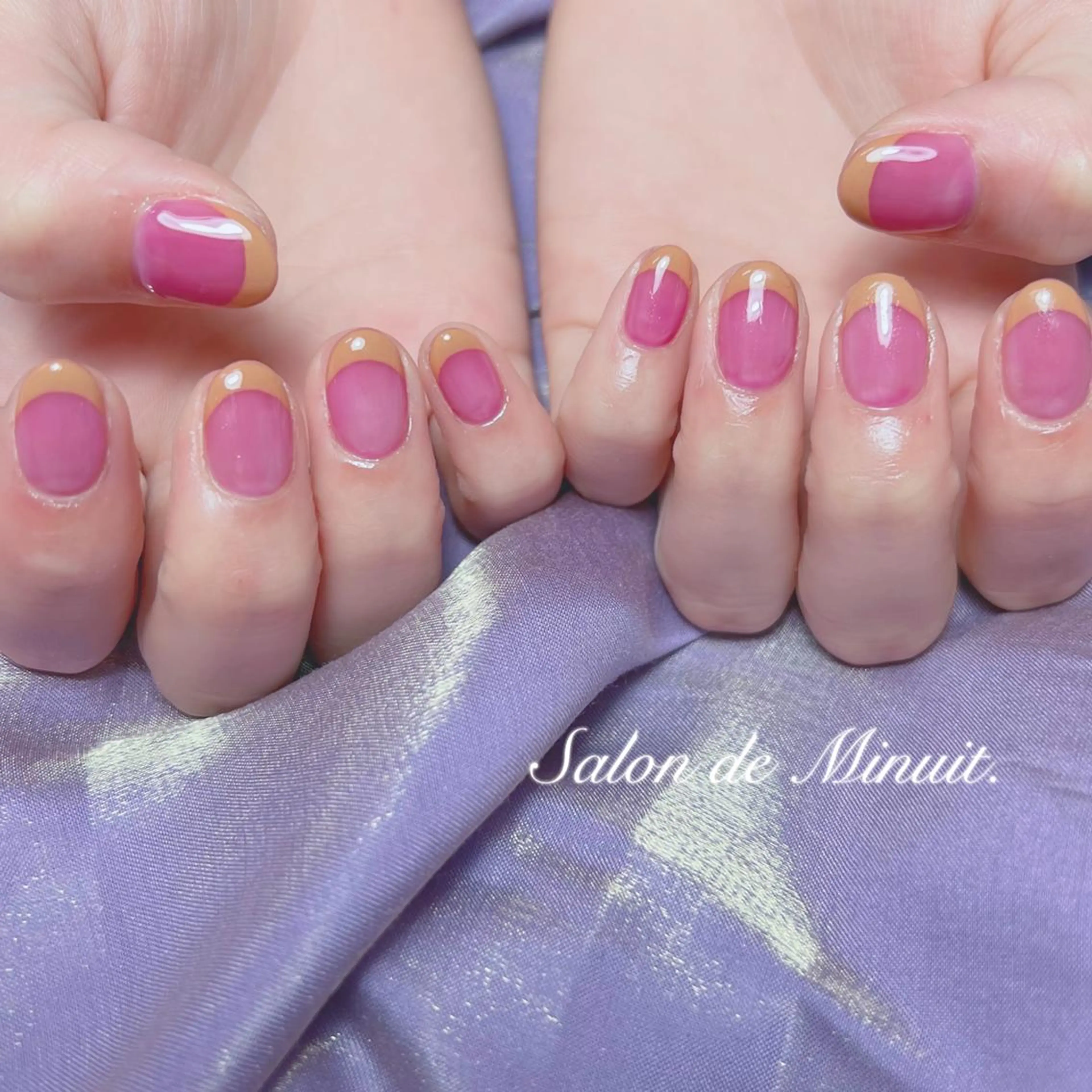 ネイル アートネイル クリアネイル 成人式 長さ出し フラッシュネイル Emily 🎀のネイルデザイン